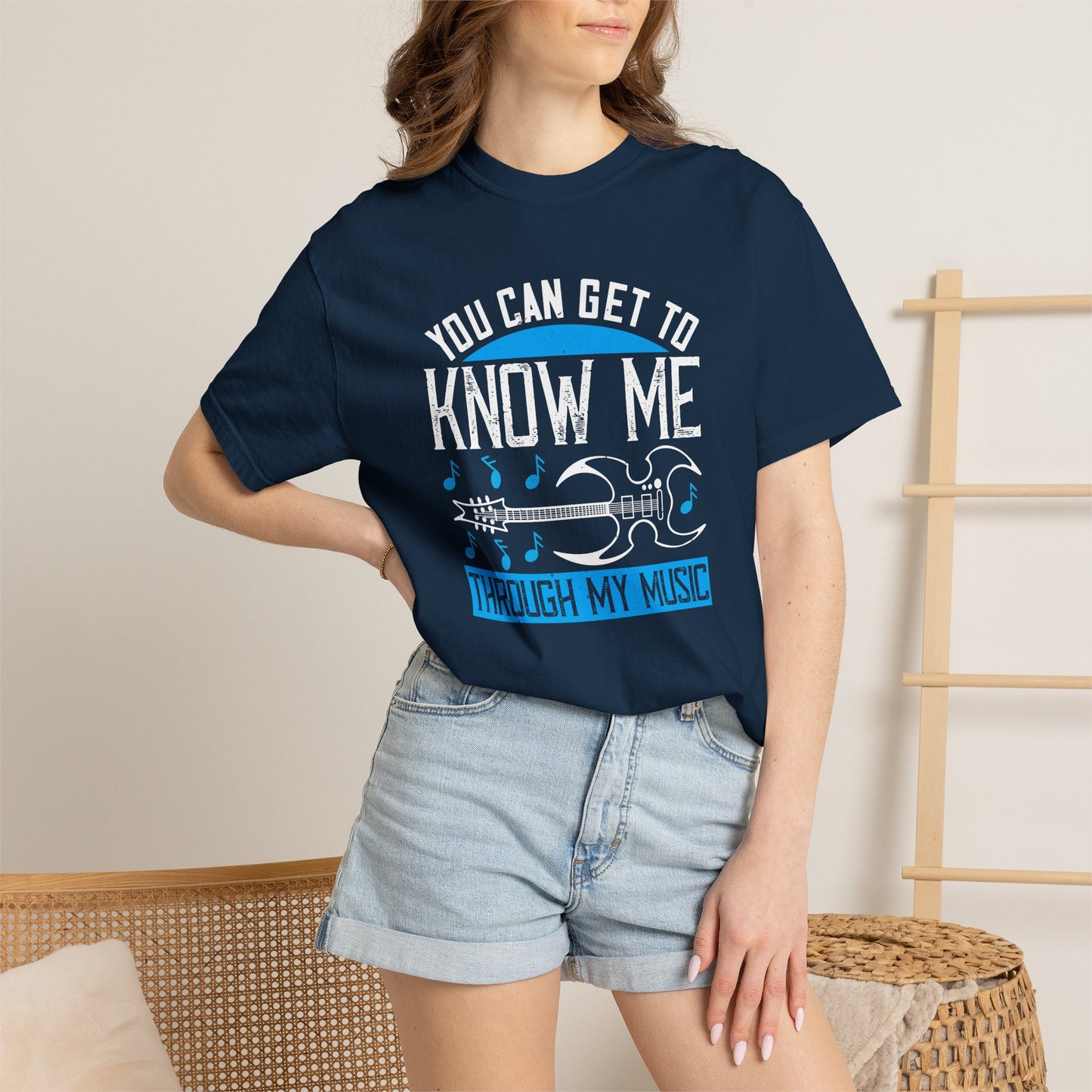 Music Graphic Design Unisex Cotton T-shirt m1