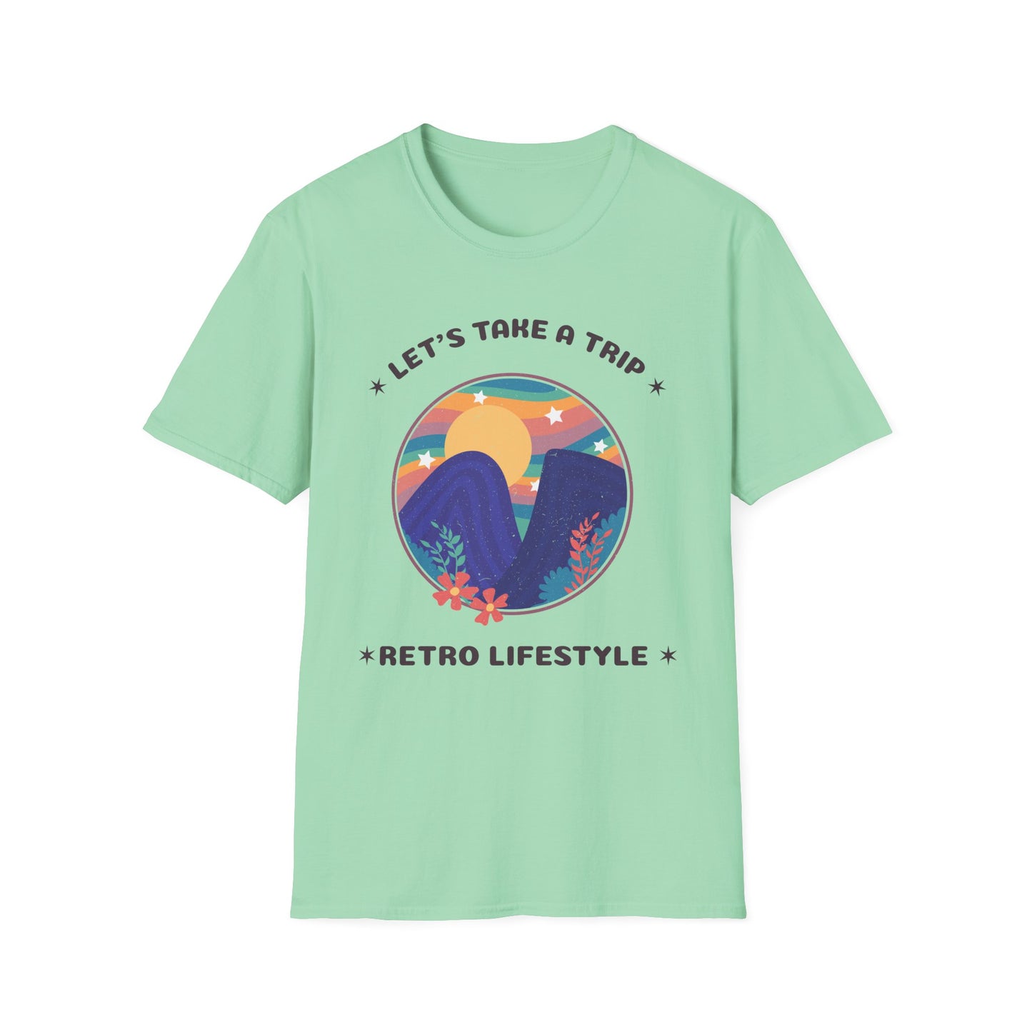 Retro T Shirt, Retro Design Shirt, Retro Art Tee Shirt, T-shirt with Retro Style