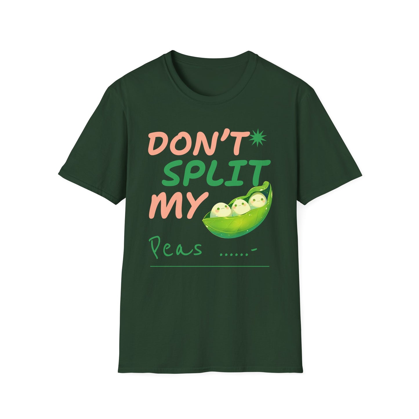 Food Tees, Funny Food T Shirts, Funny T Shirts, Shirt with Vegetables, Shirt with Peas