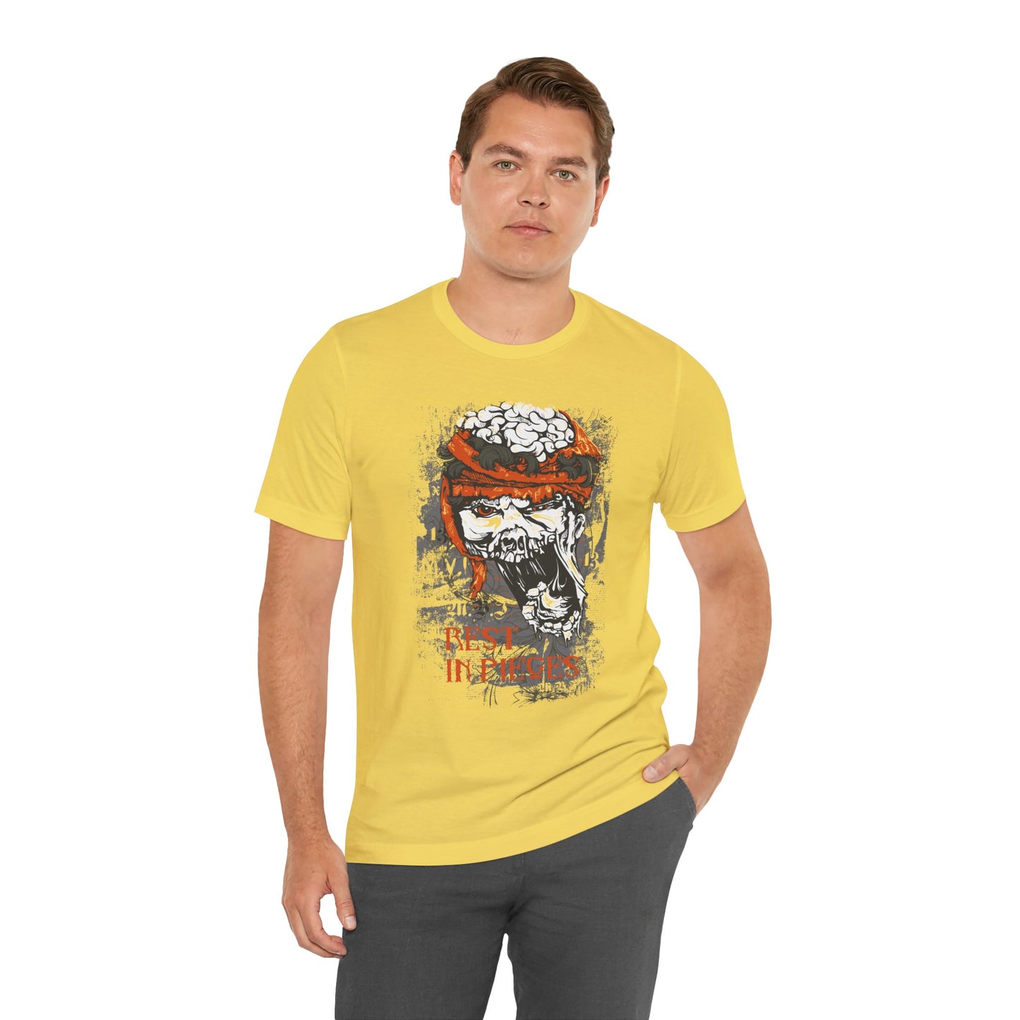 Skull Graphic Unisex Cotton T-Shirt r10
