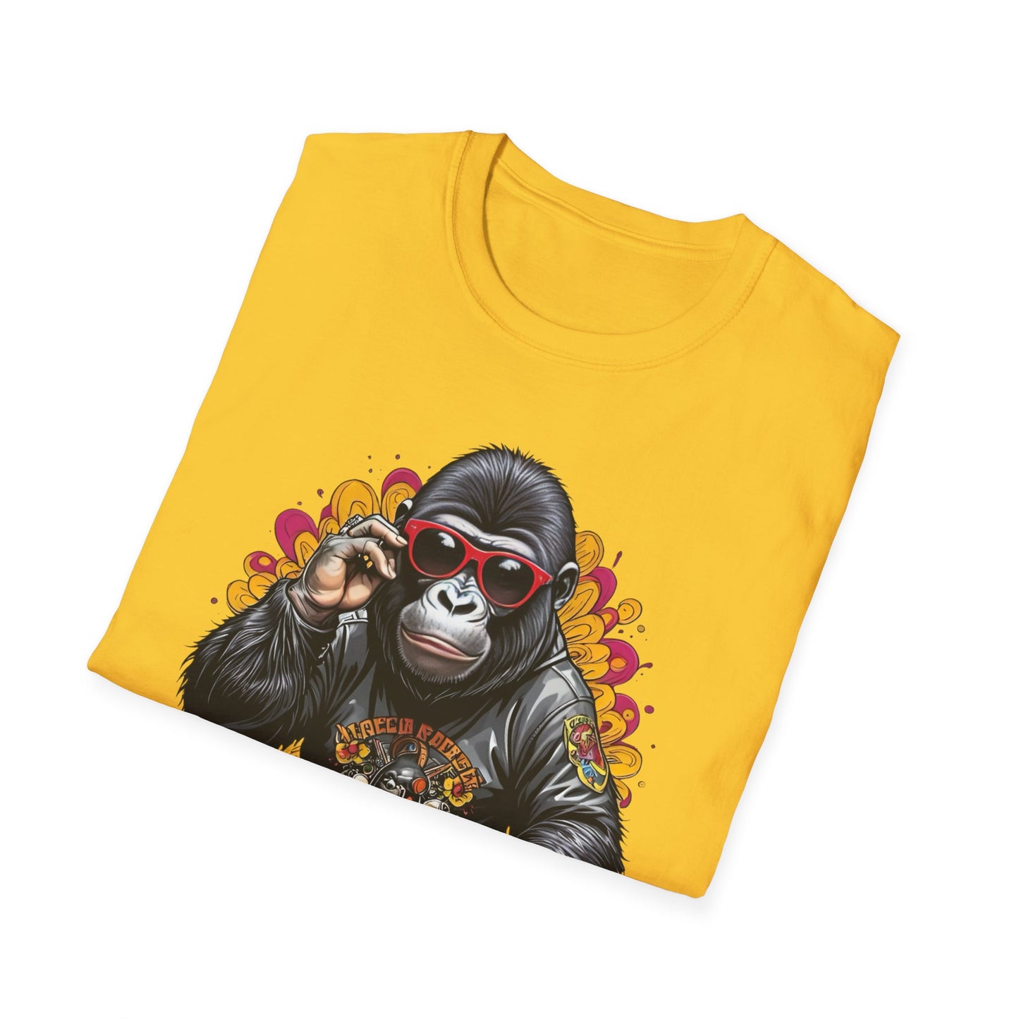 Animals Tees, Funny Animals Shirt, T Shirts with Funny Animals, T-Shirt with Gorilla, Monkey Tees