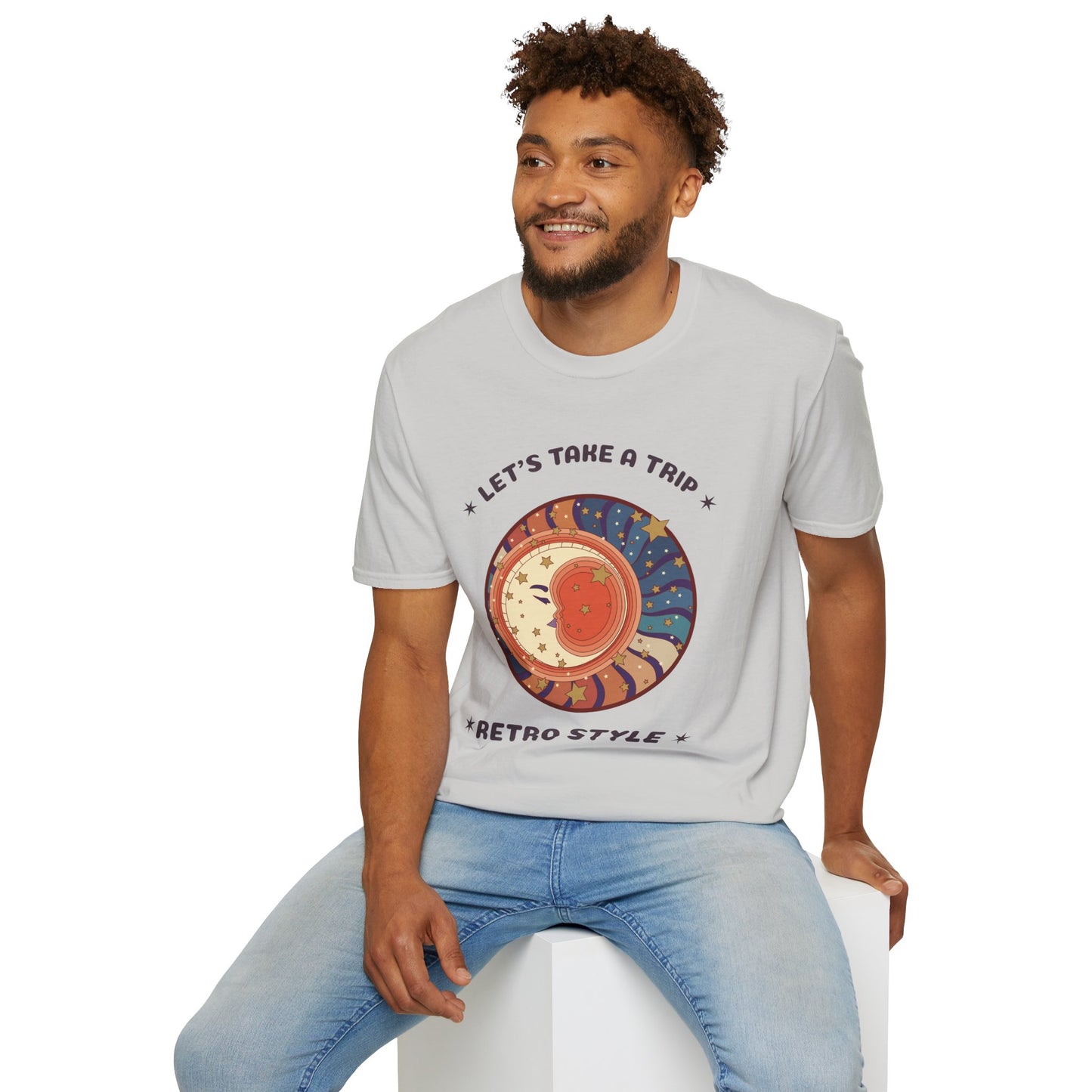 Retro T Shirt, Retro Design Shirt, Retro Art Tee Shirt, T-shirt with Retro Style
