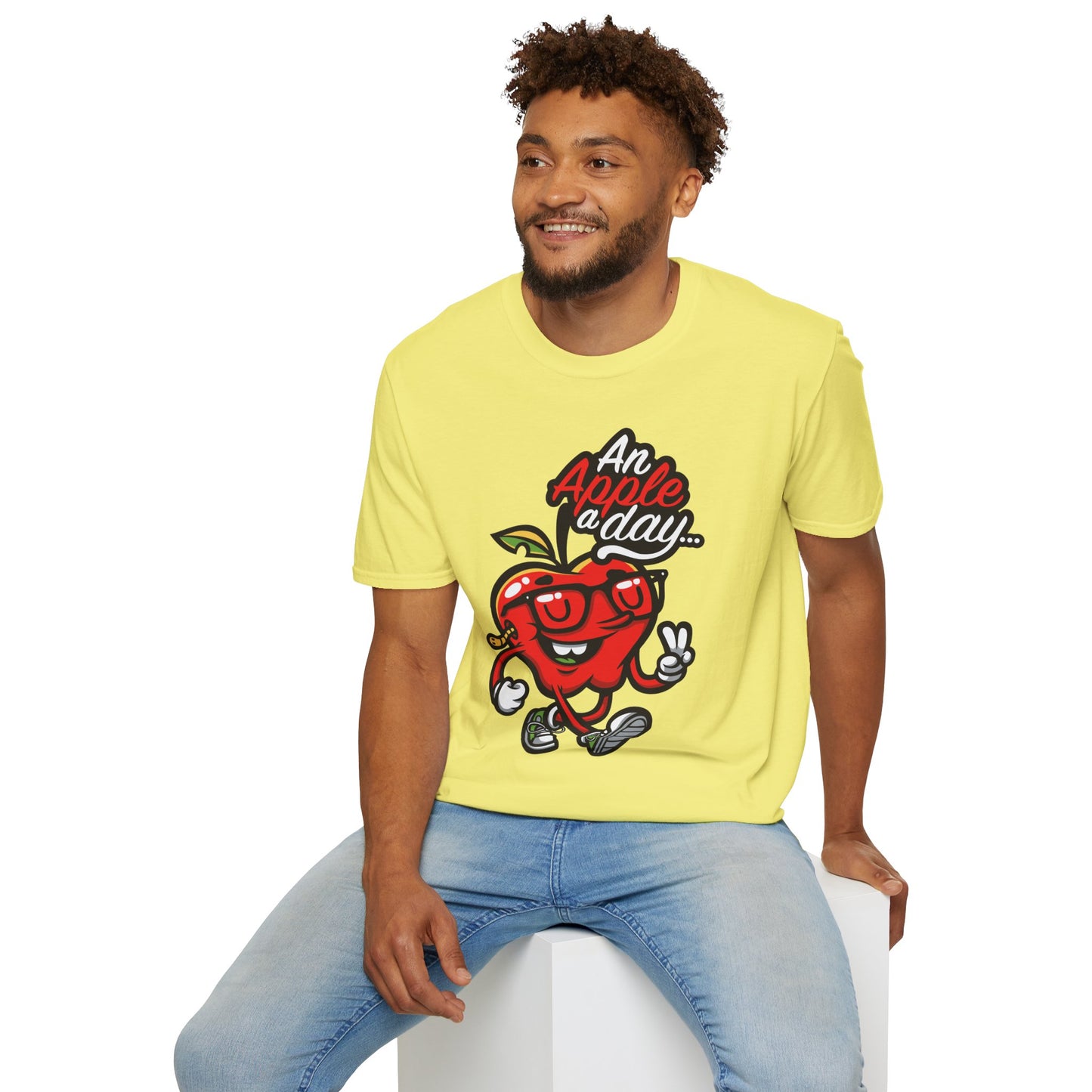 Cartoon T Shirt Animation Tee Funny Tee Unisex Softstyle Cotton Shirt Gildan Softstyle 64000