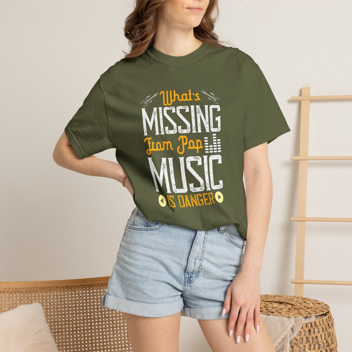 Music Graphic Design Unisex Cotton T-shirt m48