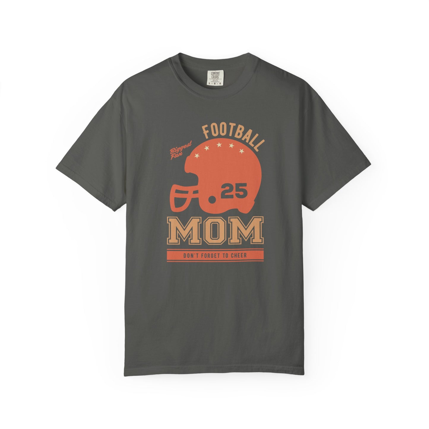 Football Mom T-shirt Mother's Day Mama Tee Unisex Comfort Colors Garment-Dyed Cotton h43
