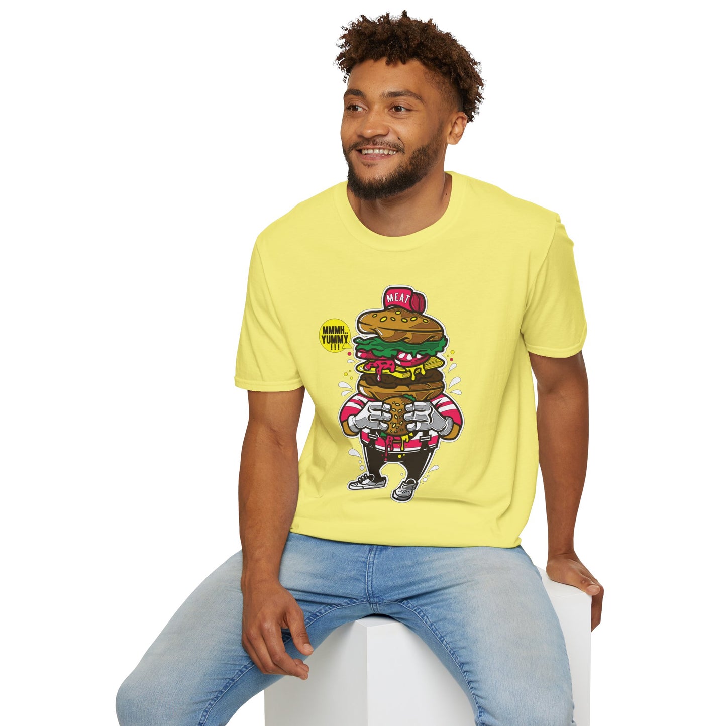 Cartoon T Shirt Animation T Shirt Funny Tee Unisex Gildan Softstyle 64000 Ring Spun Cotton