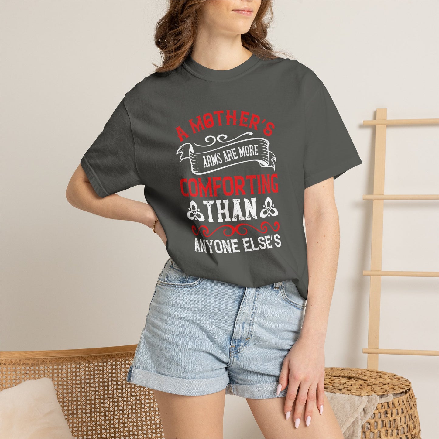 Mom T-shirt Mother Day Mama Tee Unisex Comfort Colors Garment-Dyed Cotton h57