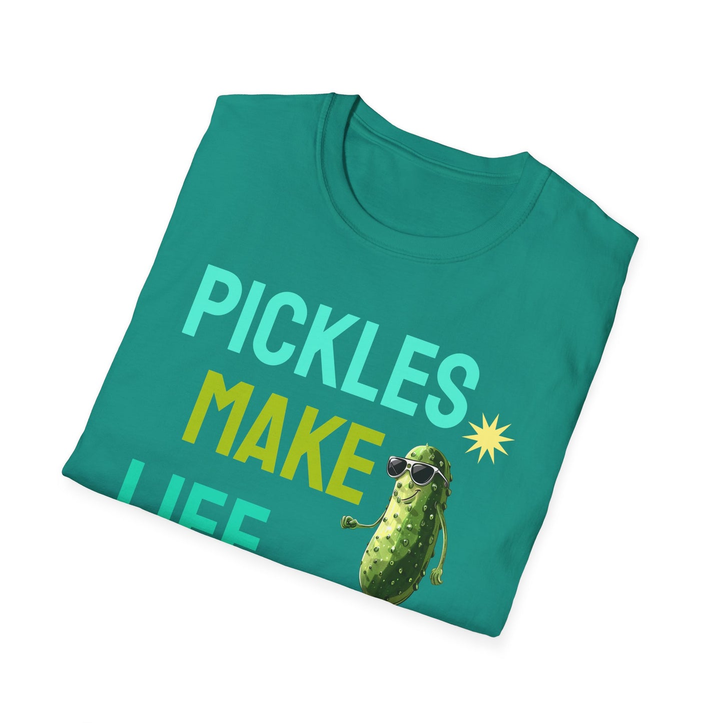 Food Tees, Funny Food T Shirts, Funny T Shirts, Shirt with Vegetables, Shirt with Pickle