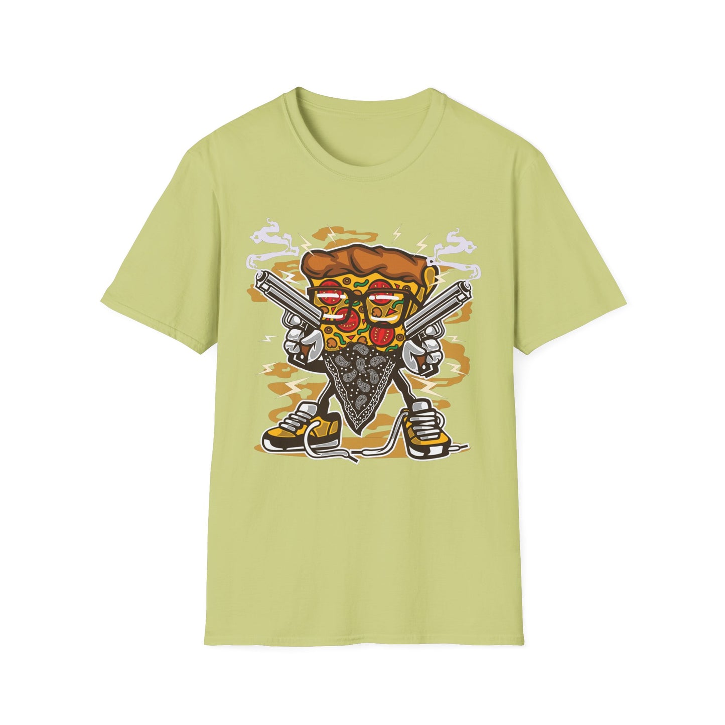 Cartoon Animation Tee Shirt Unisex Funny Graphic Gildan Softstyle 64000 Cotton Tee
