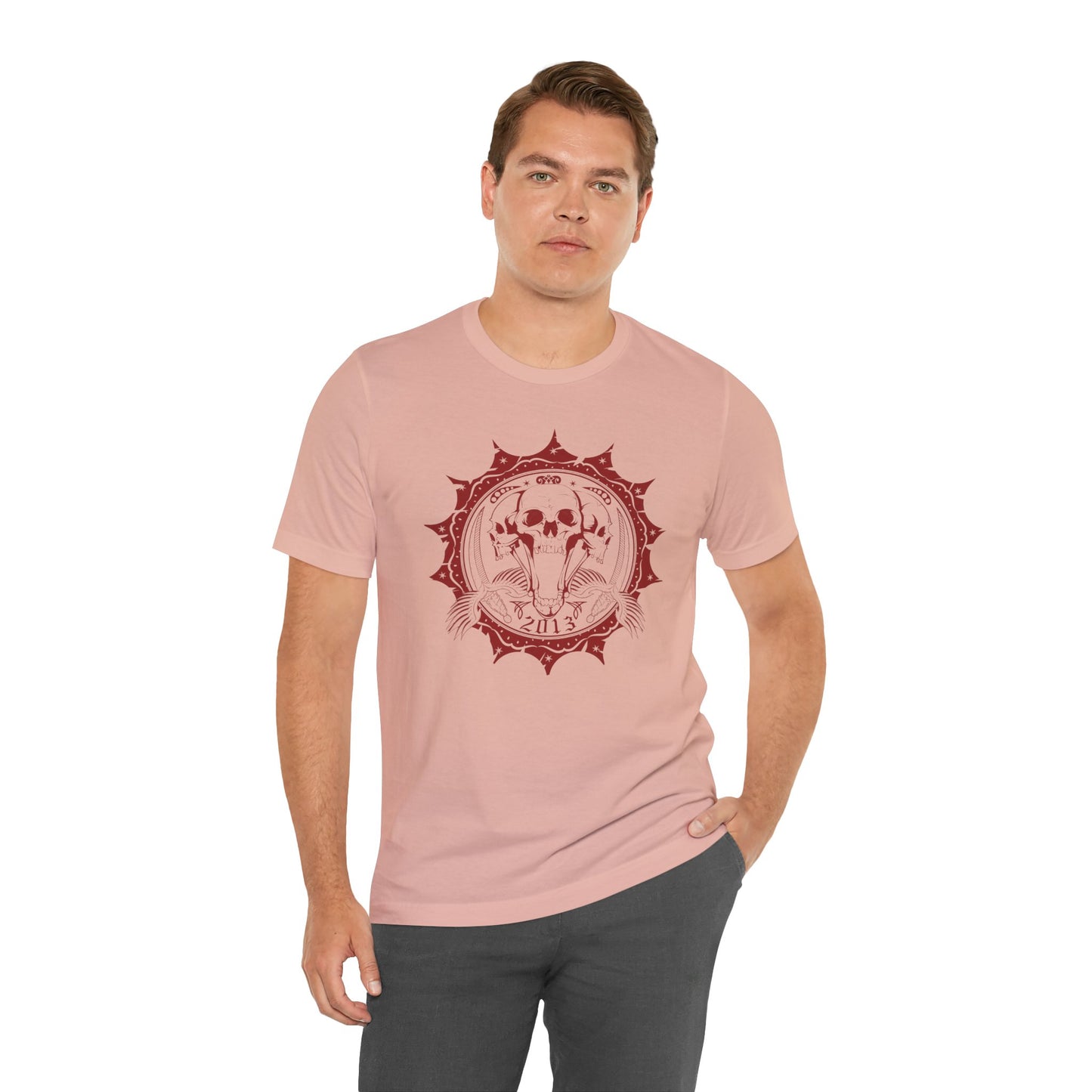 Skull Elephant Mandala Tee Boho Skull Graphic Shirt Art-51
