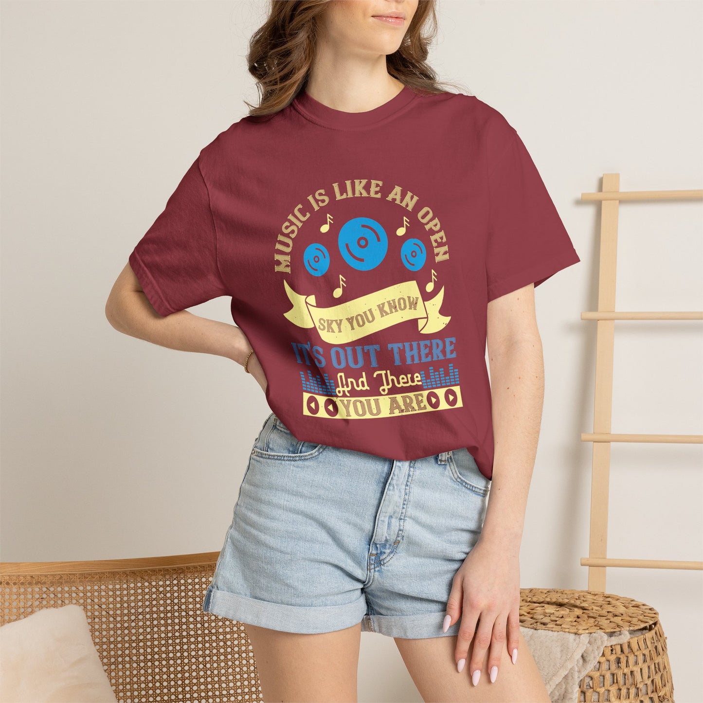 Music Graphic Design Unisex Cotton T-shirt m29