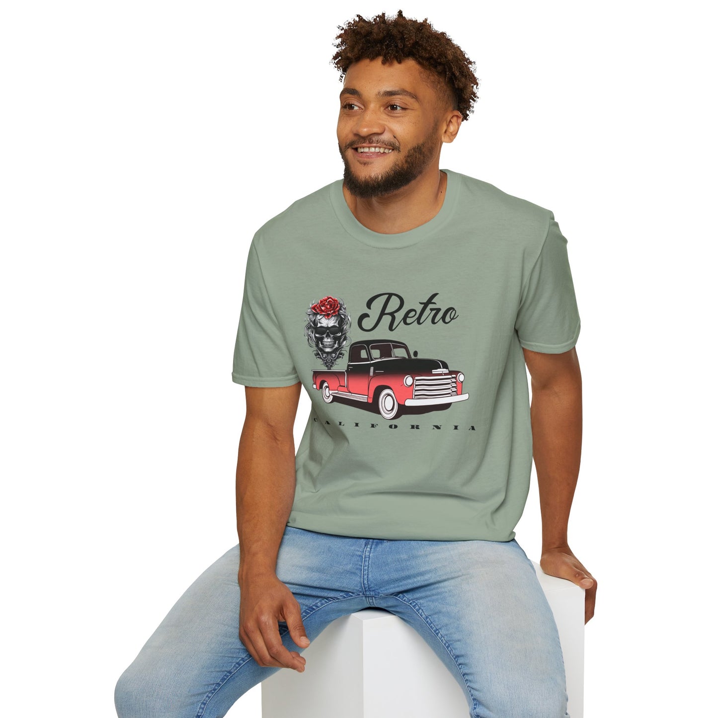 Retro T Shirt, Retro Design Shirt, Retro Art Tee Shirt, T-shirt with Retro Style