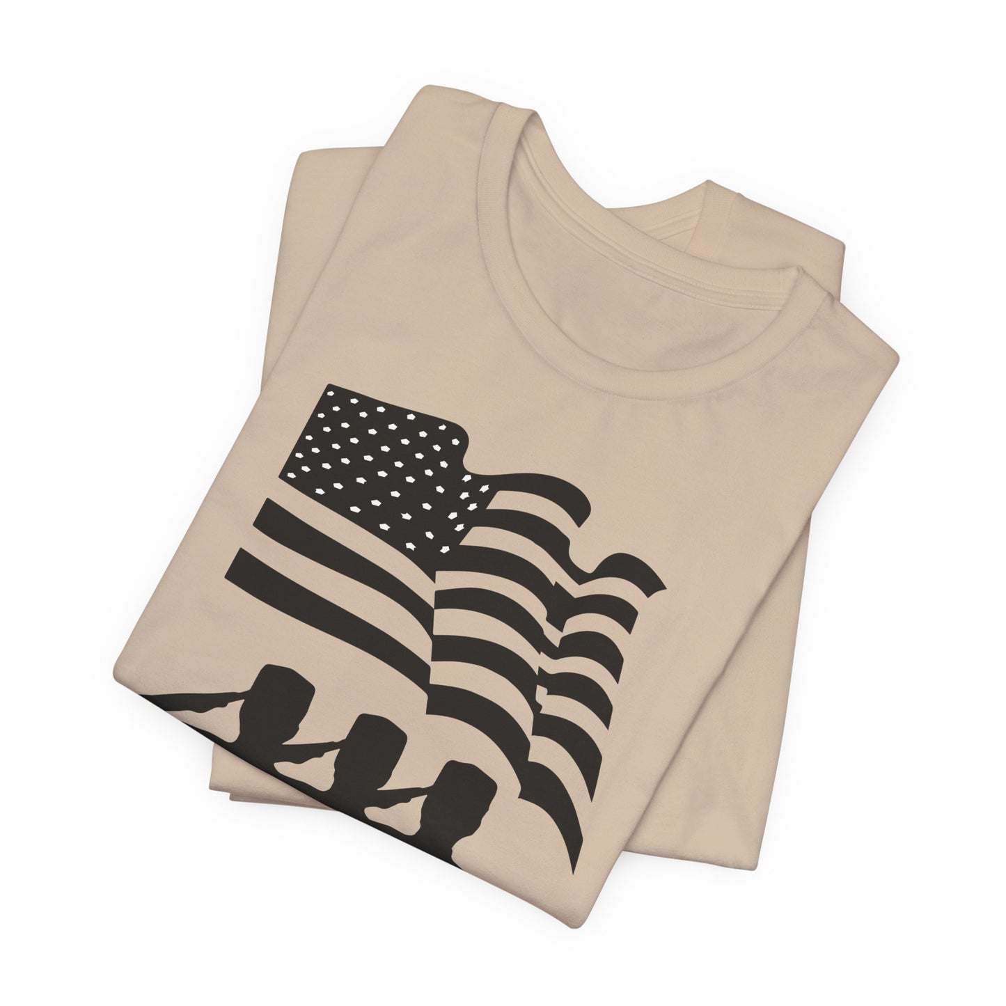 Happy Veterans Day saluting soldiers T-Shirt Patriotic American flag Unisex Cotton v51