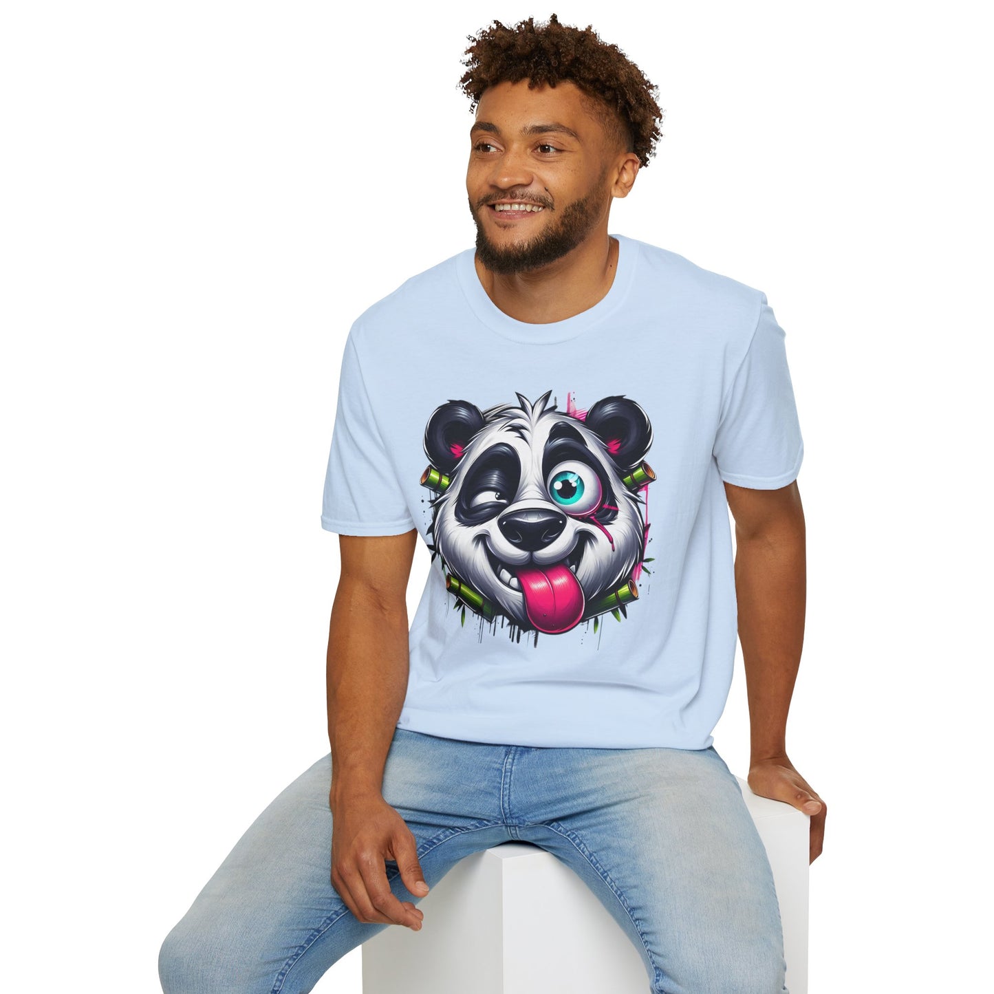 Animals Tees, Funny Animals Shirt, T Shirts with Funny Animals, T-Shirt with Panda, Panda Tees