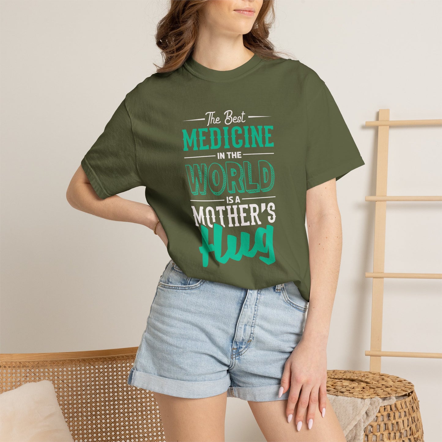 Mom T-shirt Mother Day Mama Tee Unisex Comfort Colors Garment-Dyed Cotton h51