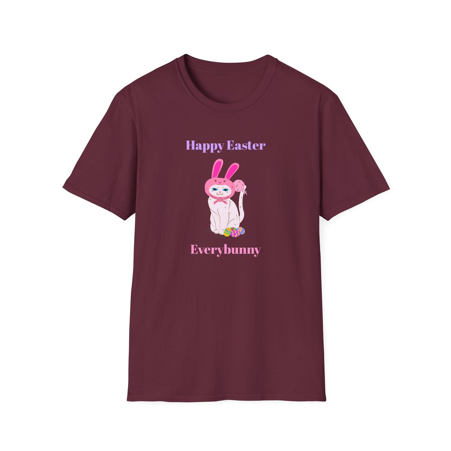 Easter Bunny T-Shirt, Tee Shirt with Easter Signature, T Shirt with Easter Prints, Tee Shirt with Easter Design - 11