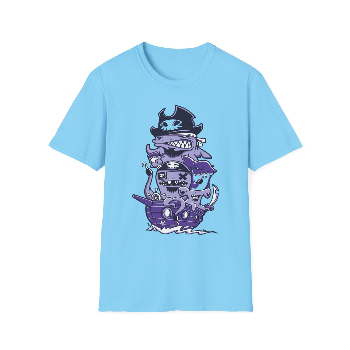 Cartoon T Shirt Animation Tee Unisex Softstyle 64000 100 Percent Ring Spun Cotton Funny Graphic Tee