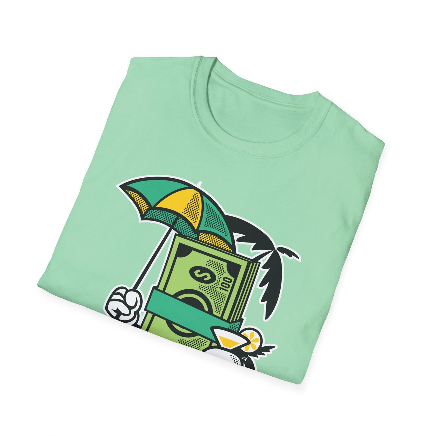 Cartoon T Shirt Animation T Shirt Funny Tee Unisex Softstyle Cotton Tee Art Design 64000