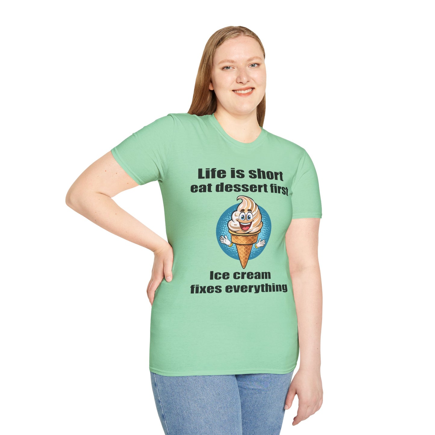 Food Tees, Funny Food T Shirts, Funny T Shirts, Shirt with Food, Junk Food Tees, Shirt with Ice Cream, Ice Cream T-Shirt