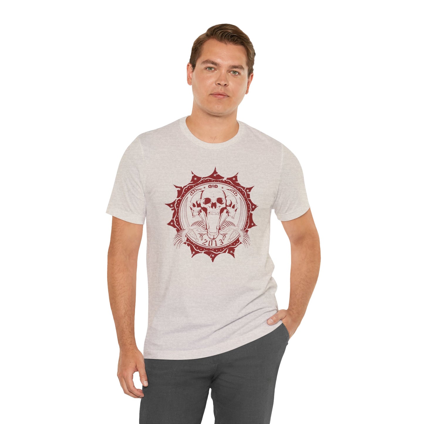 Skull Elephant Mandala Tee Boho Skull Graphic Shirt Art-51