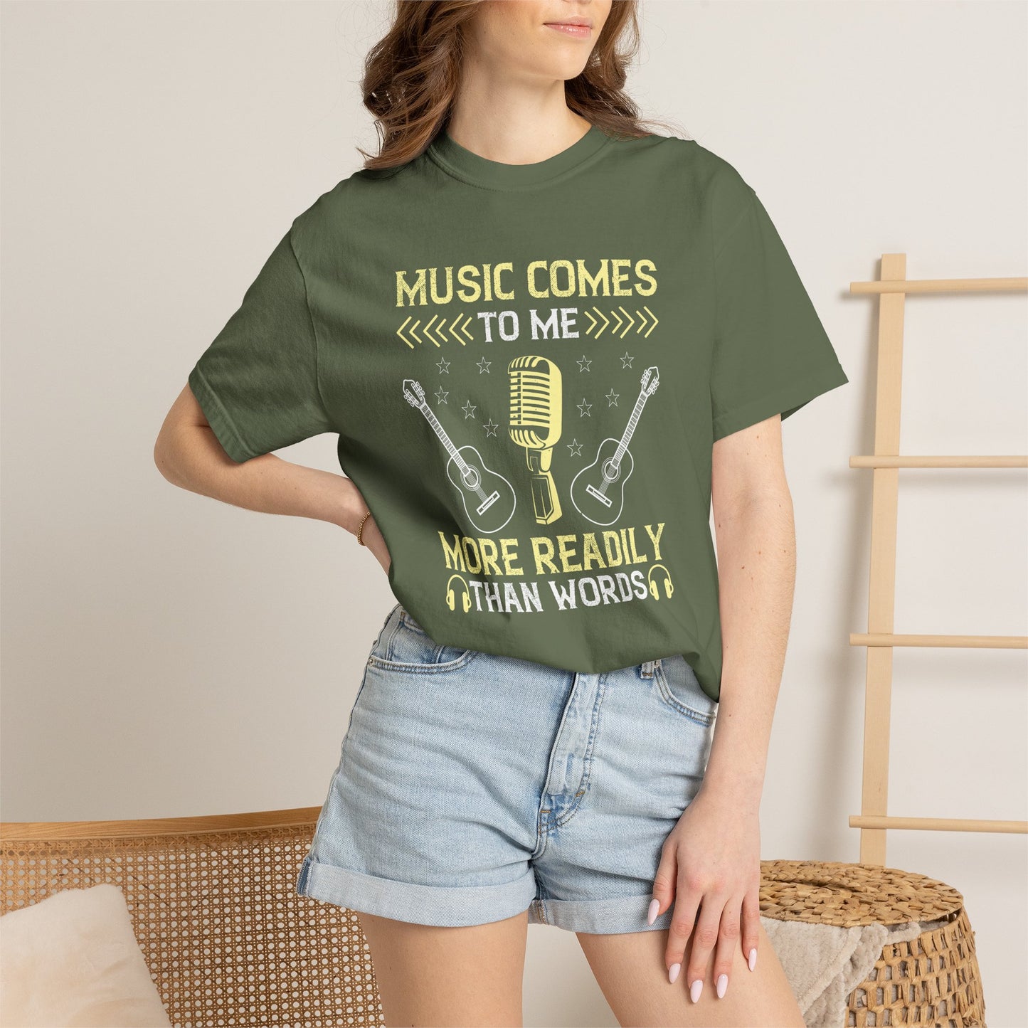 Music Graphic Design Unisex Cotton T-shirt m23