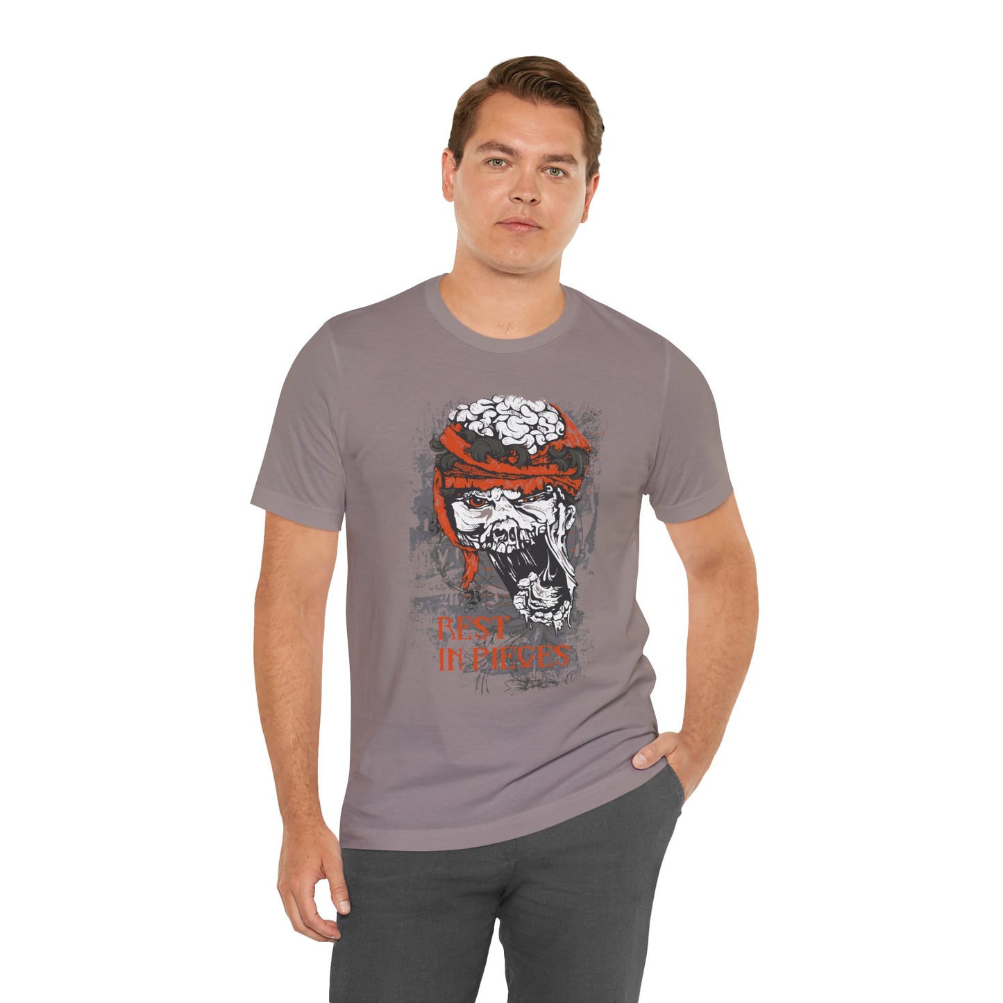 Skull Graphic Unisex Cotton T-Shirt r10