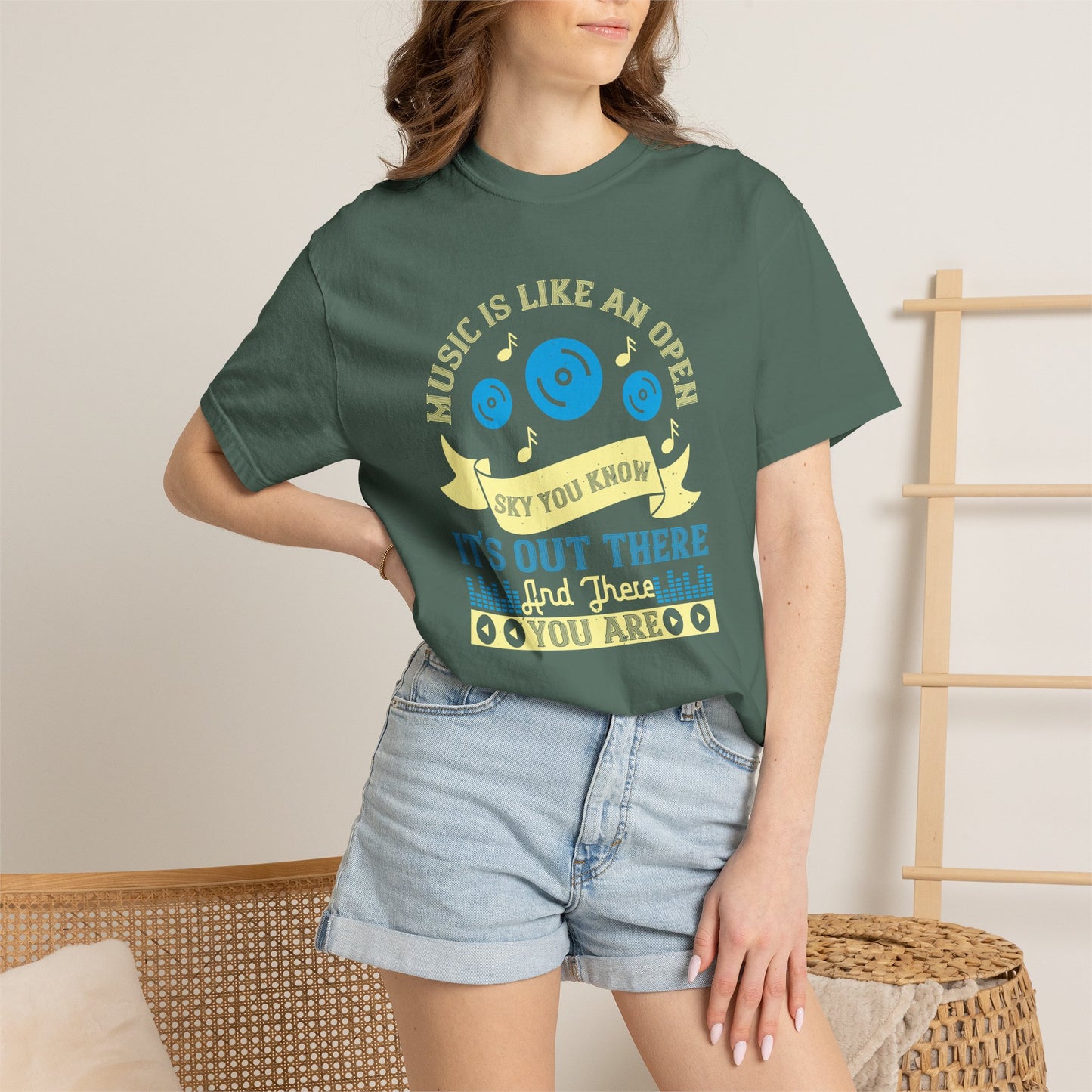 Music Graphic Design Unisex Cotton T-shirt m29