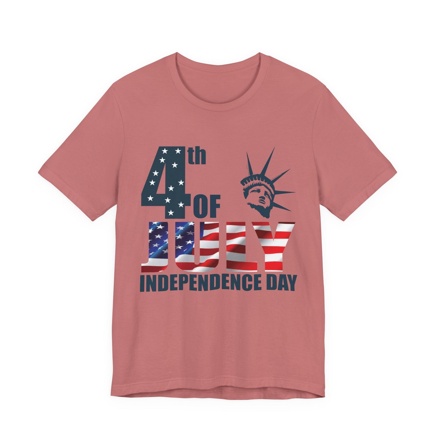 Independence Day Graphic Unisex Cotton T-Shirt 026