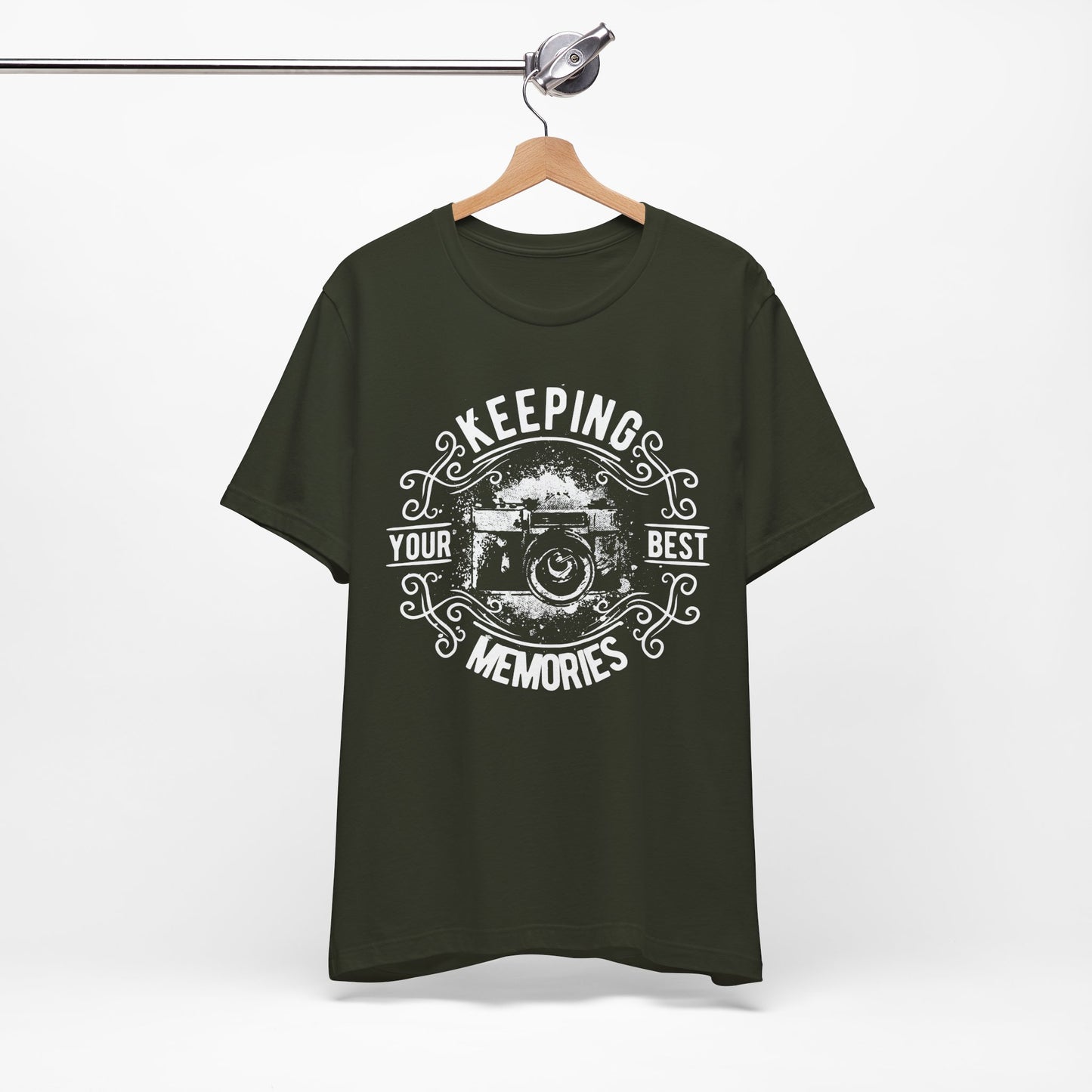 Keeping Your Best Memories T-Shirt Vintage Camera Graphic T-Shirt A-5