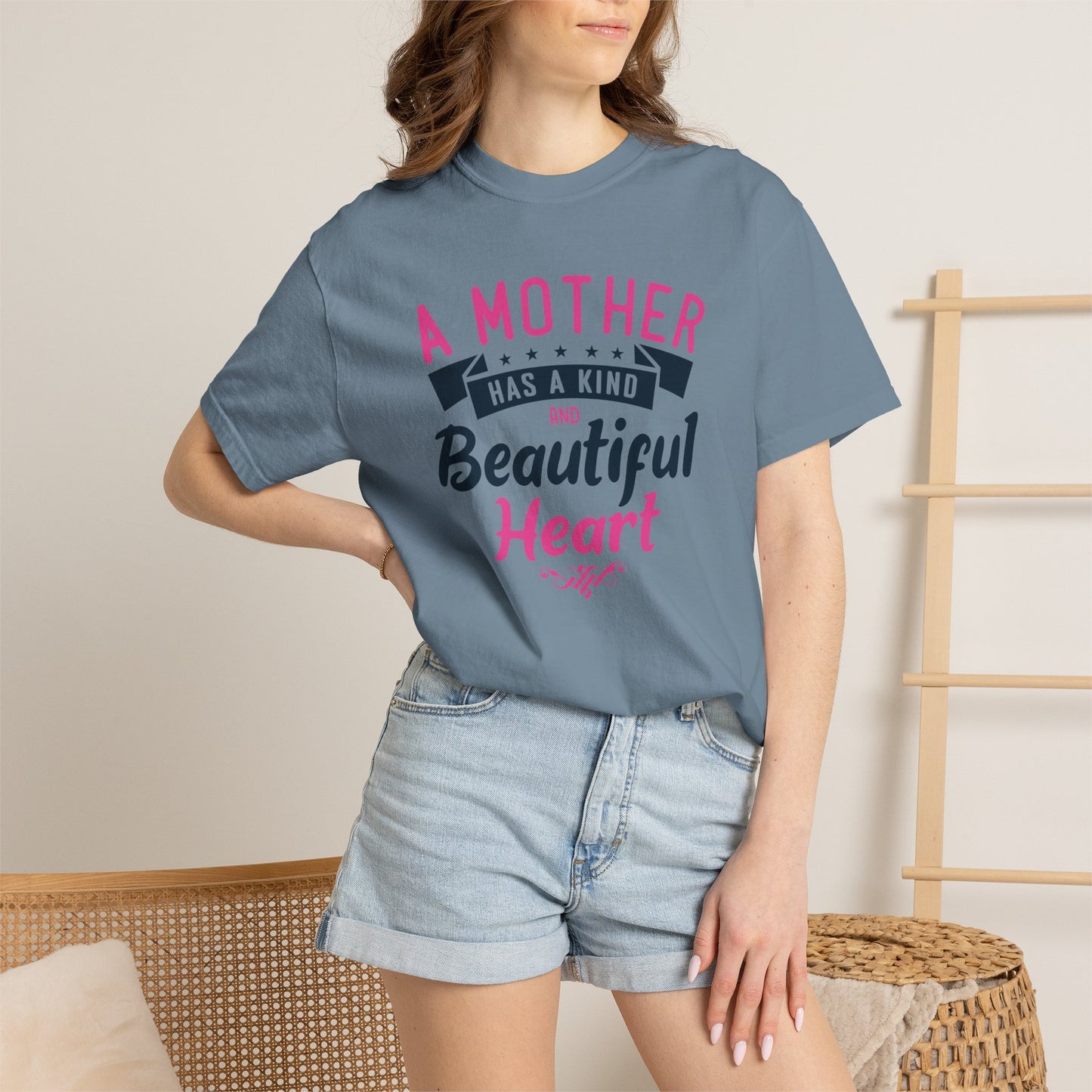 Mom T-shirt Mother Day Mama Tee Unisex Comfort Colors Garment-Dyed Cotton h49