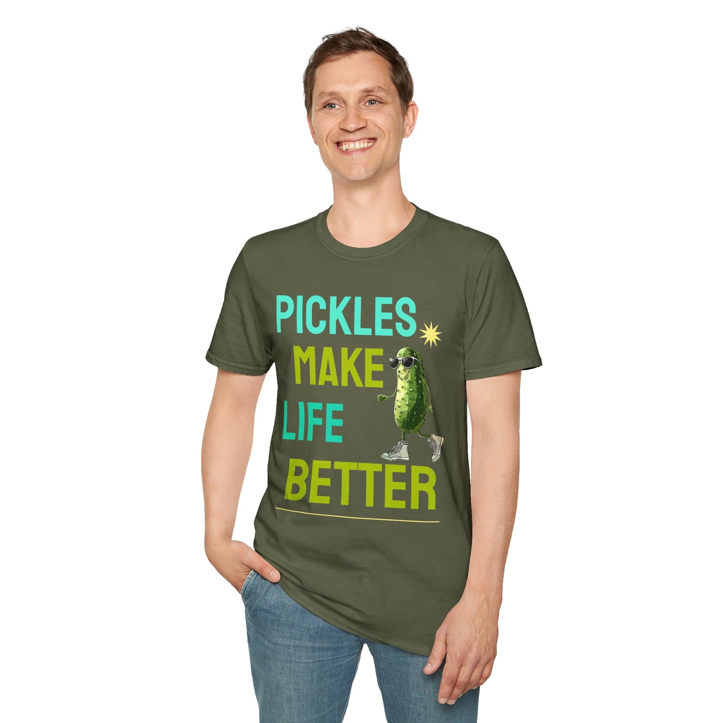 Food Tees, Funny Food T Shirts, Funny T Shirts, Shirt with Vegetables, Shirt with Pickle