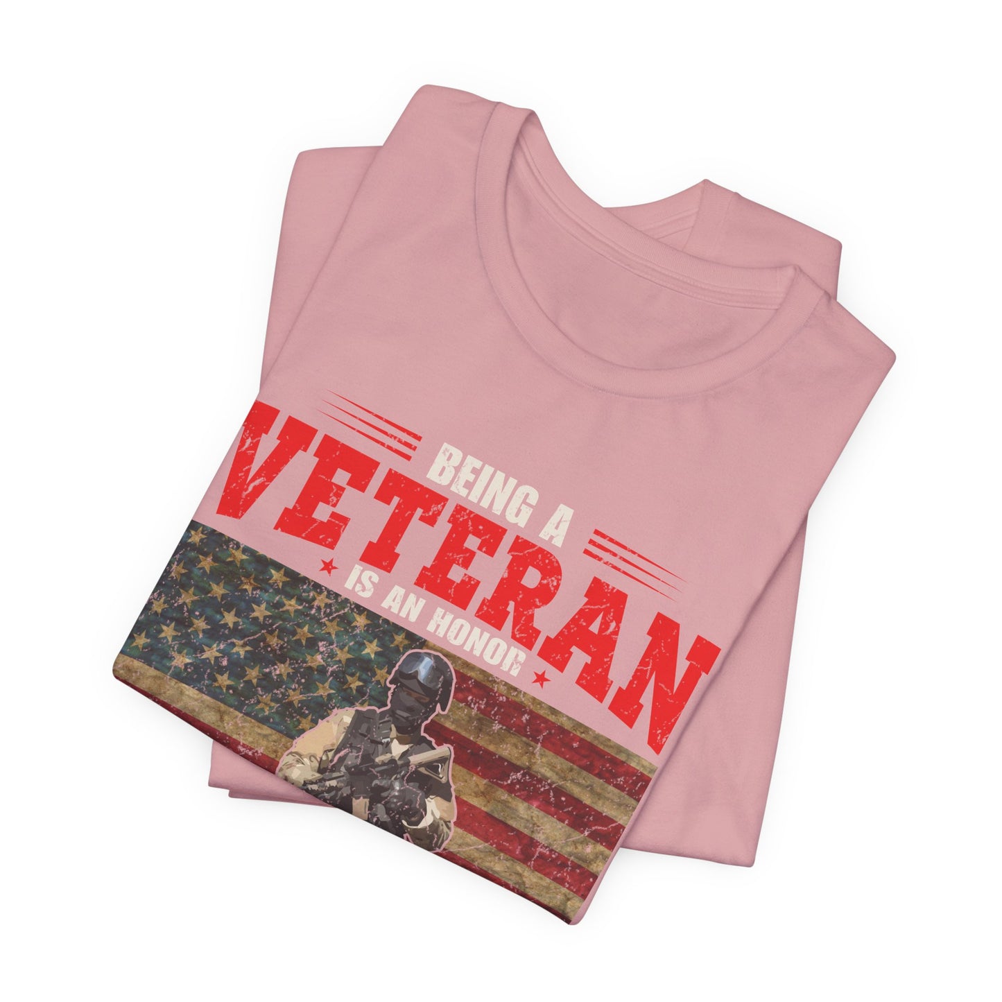 Veteran Grandpa T-Shirt American Flag Soldier Grandpa Unisex Cotton Tee v34