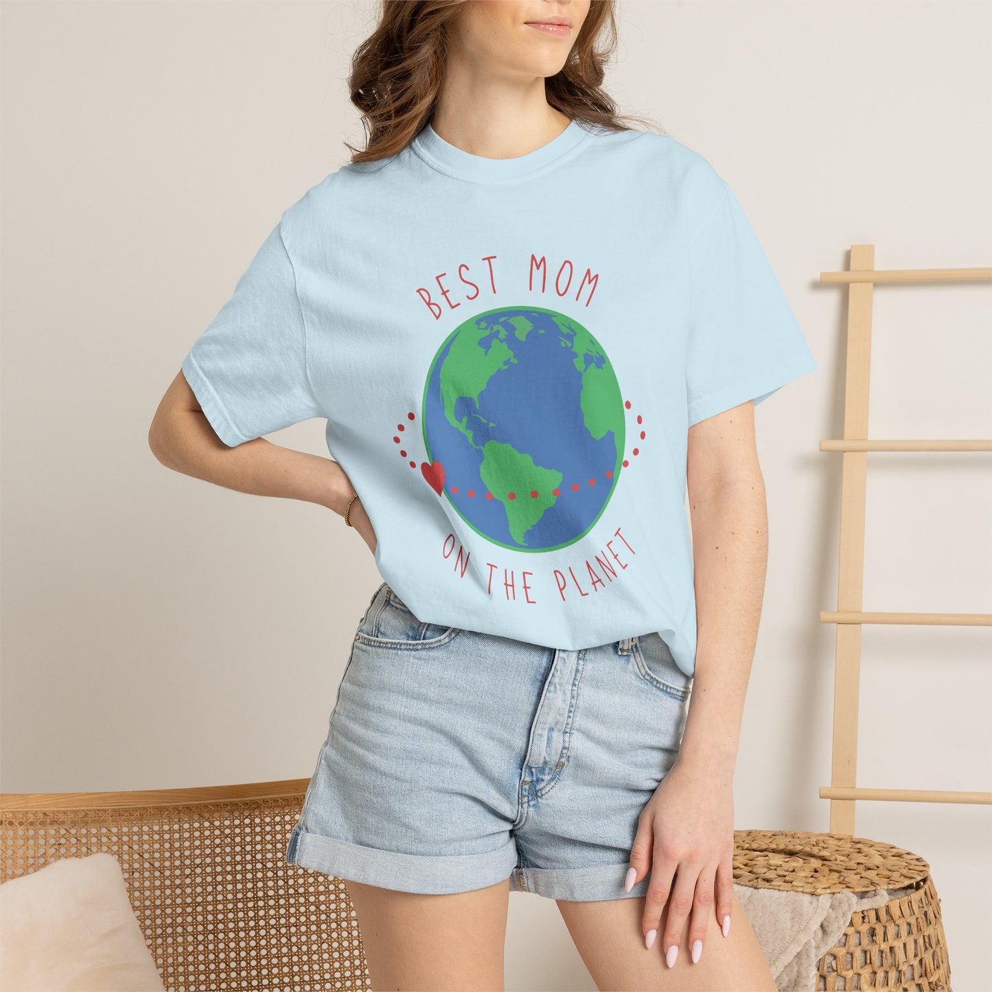 Mom T-shirt Mother's Day Mama Tee Unisex Comfort Colors Garment-Dyed Cotton h33
