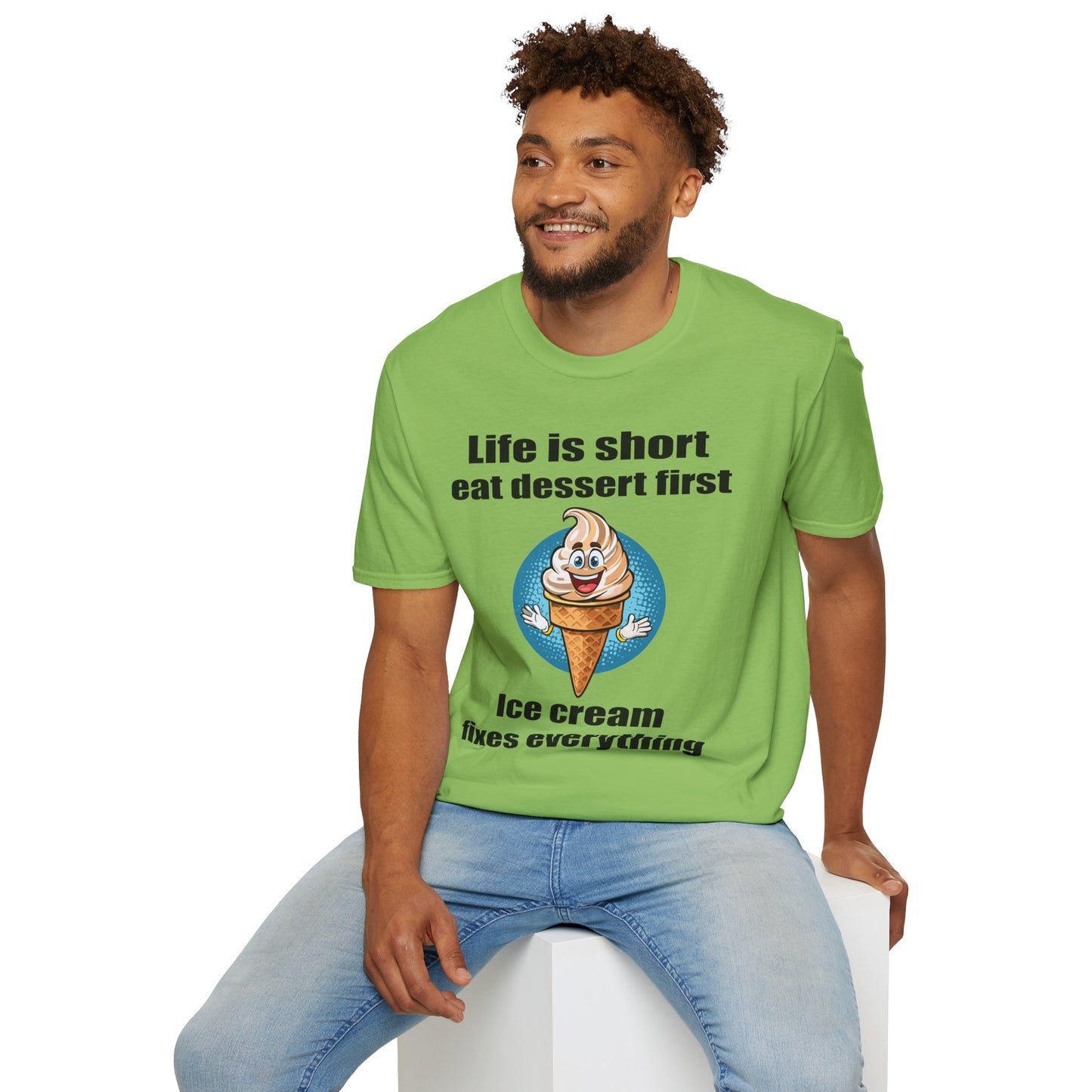 Food Tees, Funny Food T Shirts, Funny T Shirts, Shirt with Food, Junk Food Tees, Shirt with Ice Cream, Ice Cream T-Shirt