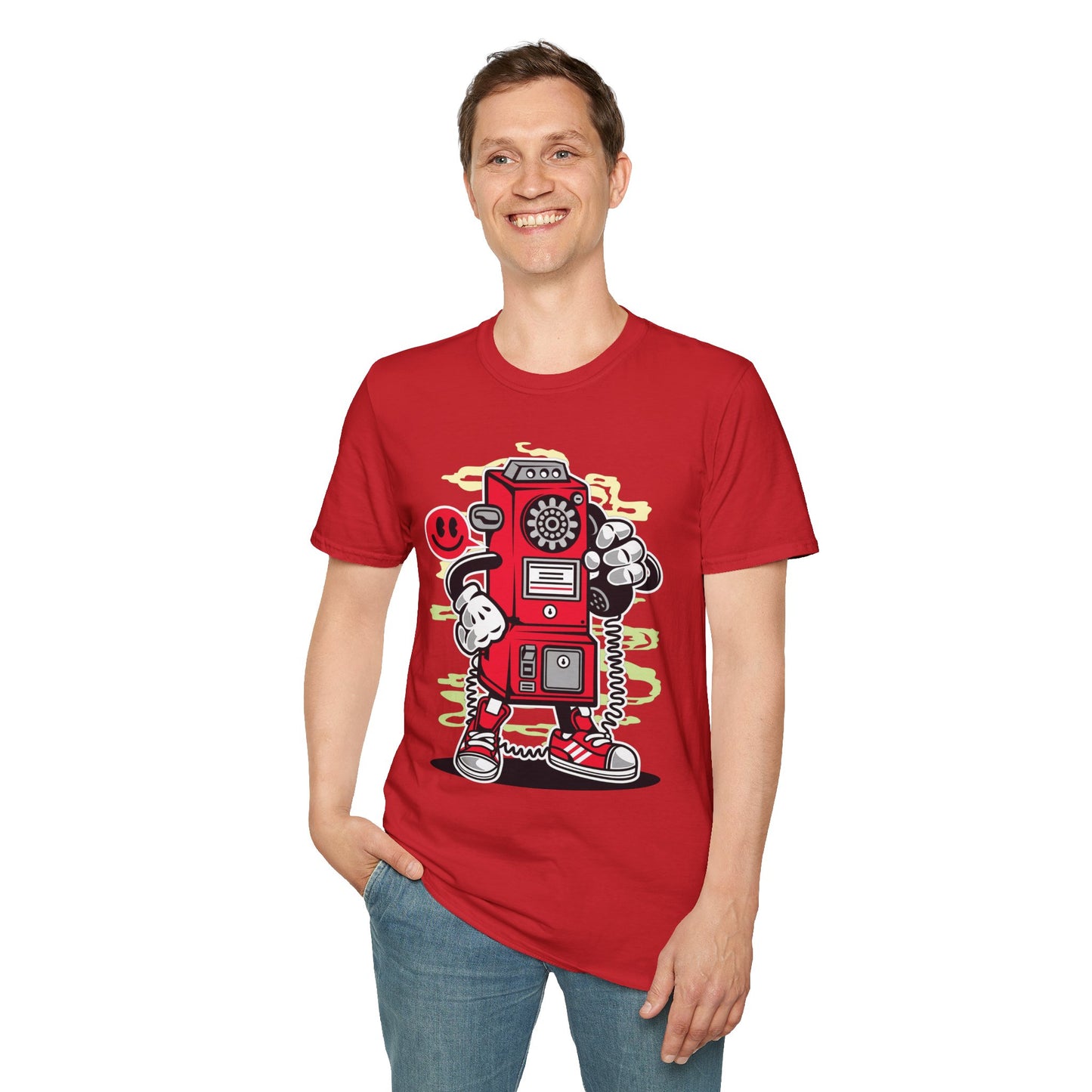 Cartoon T Shirt Animation T Shirt Funny Graphic Tee Softstyle 64000 Unisex Short Sleeve