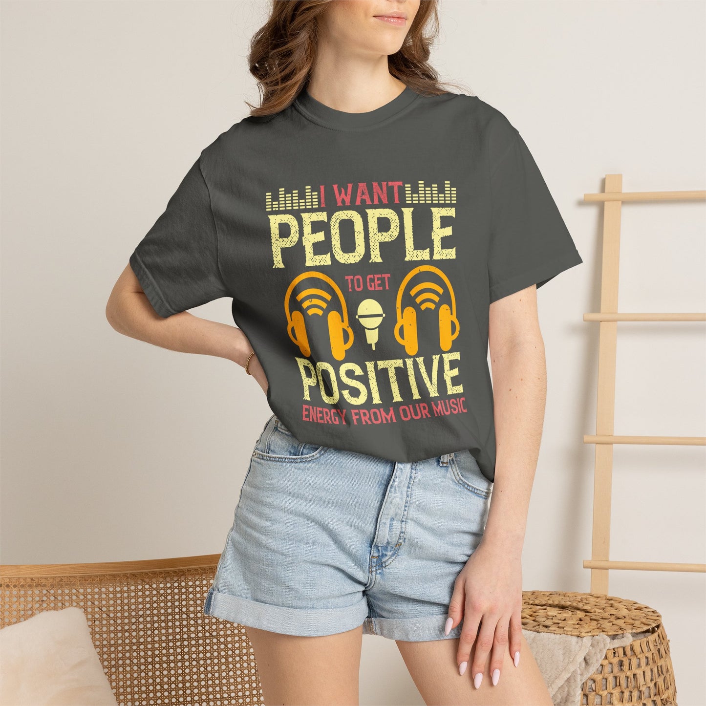 Music Graphic Design Unisex Cotton T-shirt m16