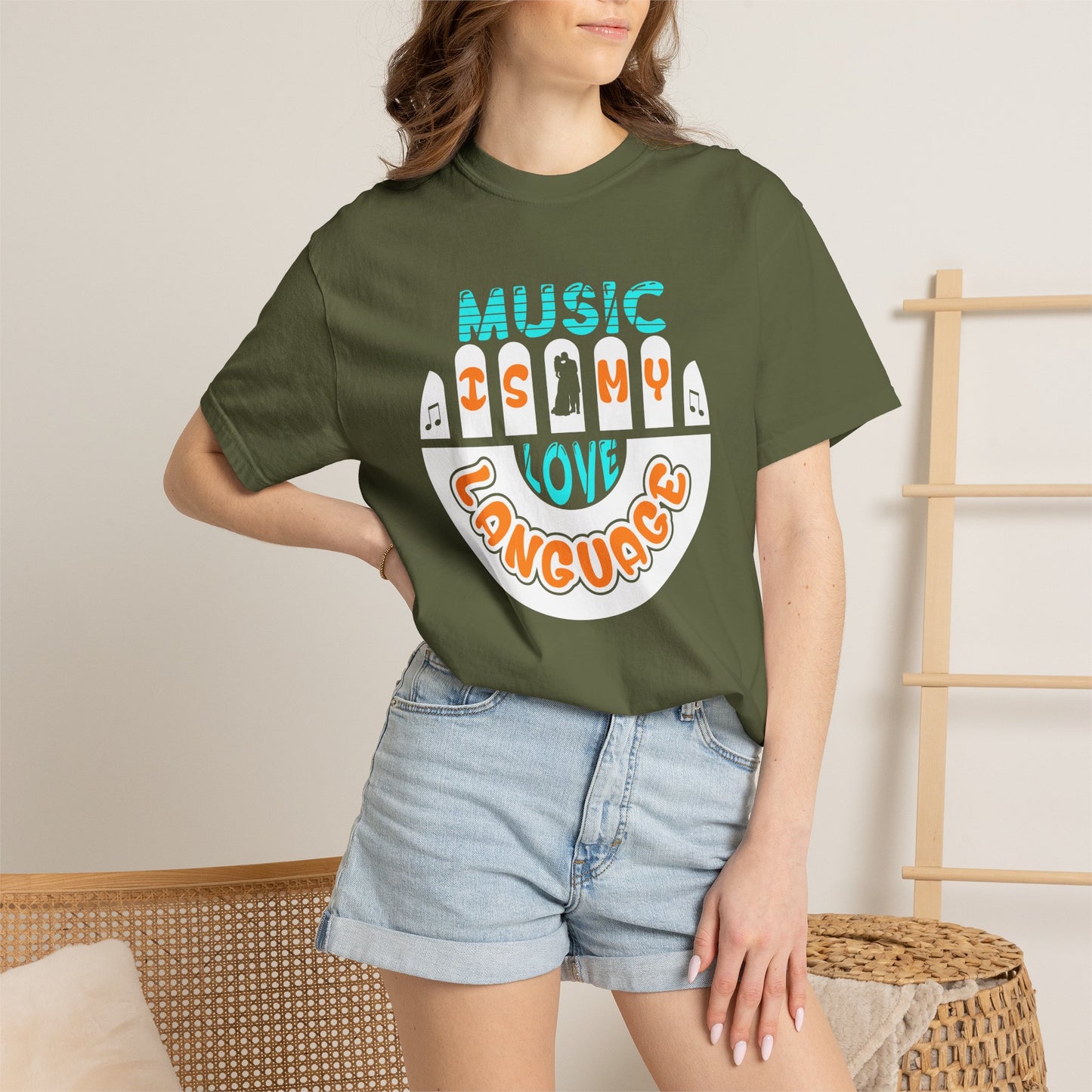 Music Graphic Design Unisex Cotton T-shirt 067