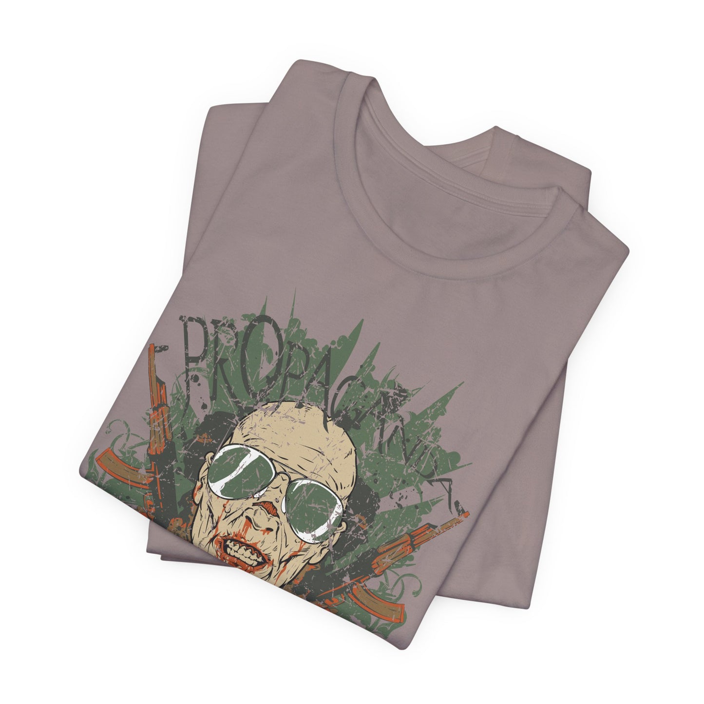 Retro Skull Floral Graphic Design Unisex Cotton T-Shirt G-2
