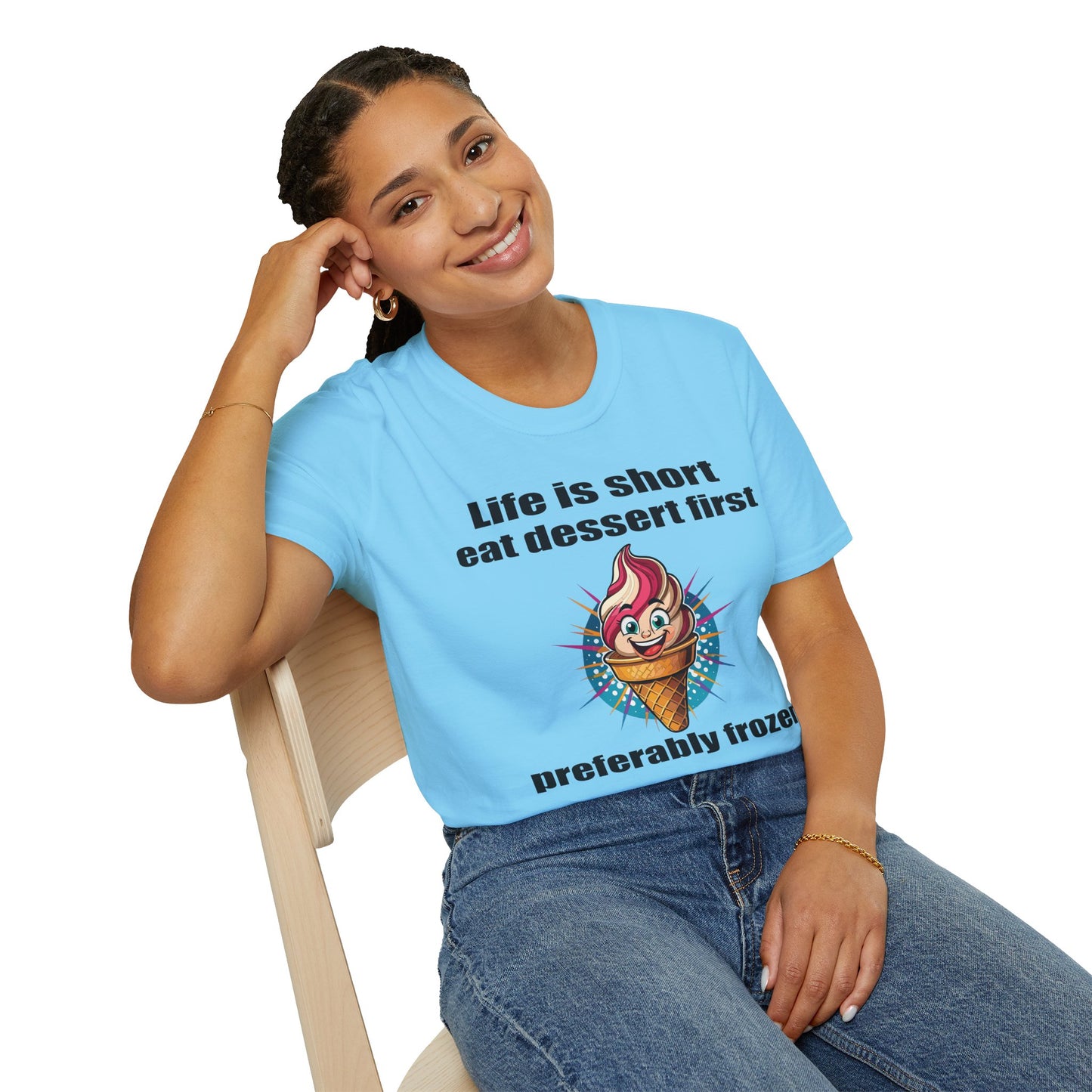 Food Tees, Funny Food T Shirts, Funny T Shirts, Shirt with Food, Junk Food Tees, Shirt with Ice Cream, Ice Cream T-Shirt