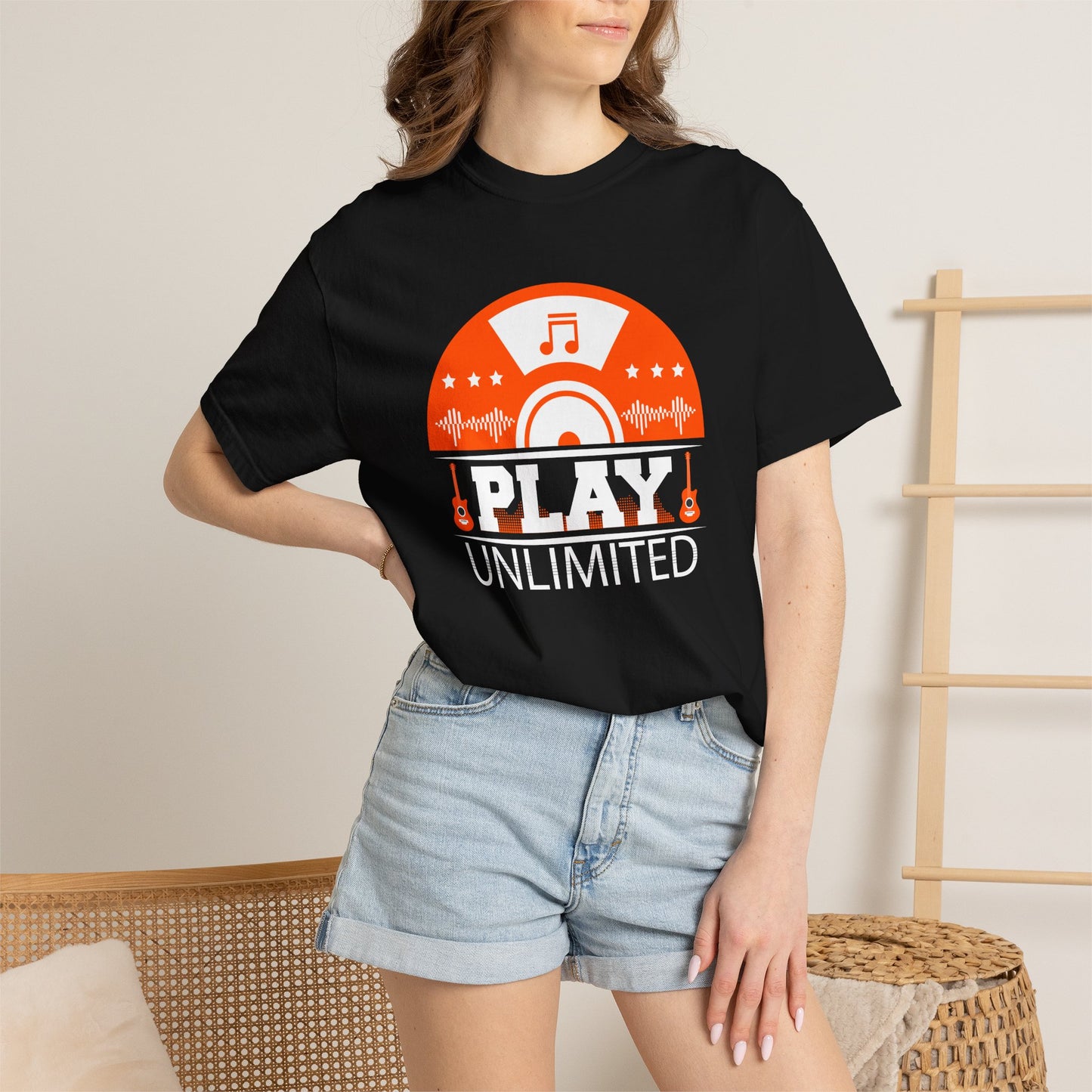 Music Graphic Design Unisex Cotton T-shirt 079