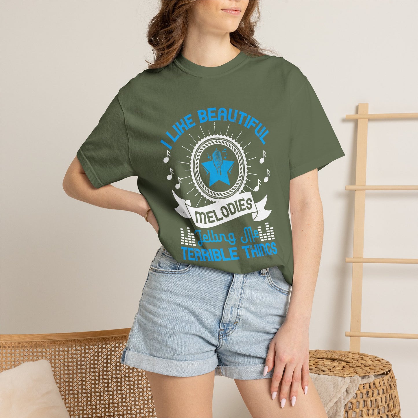 Music Graphic Design Unisex Cotton T-shirt m9