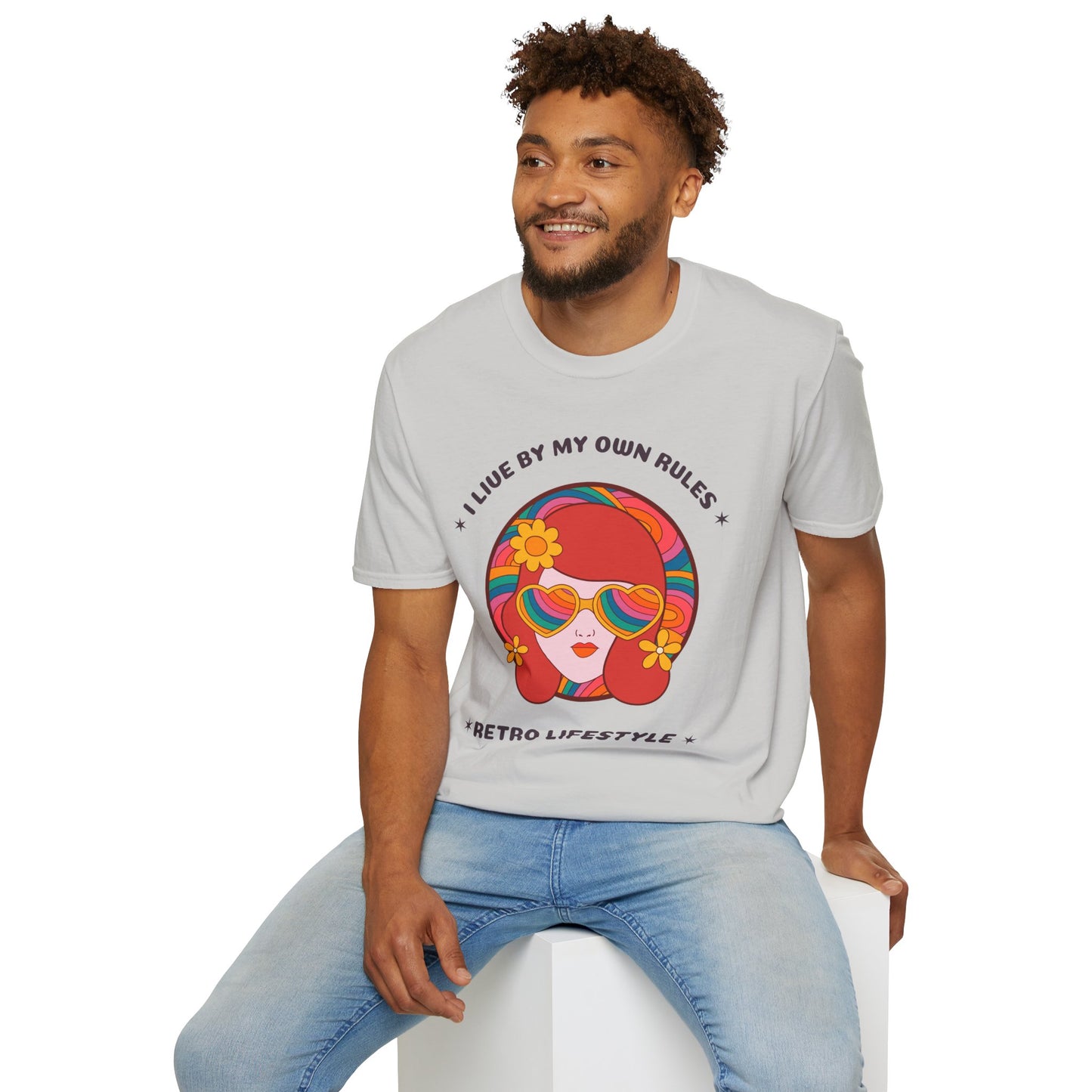 Retro T Shirt, Retro Design Shirt, Retro Art Tee Shirt, T-shirt with Retro Style
