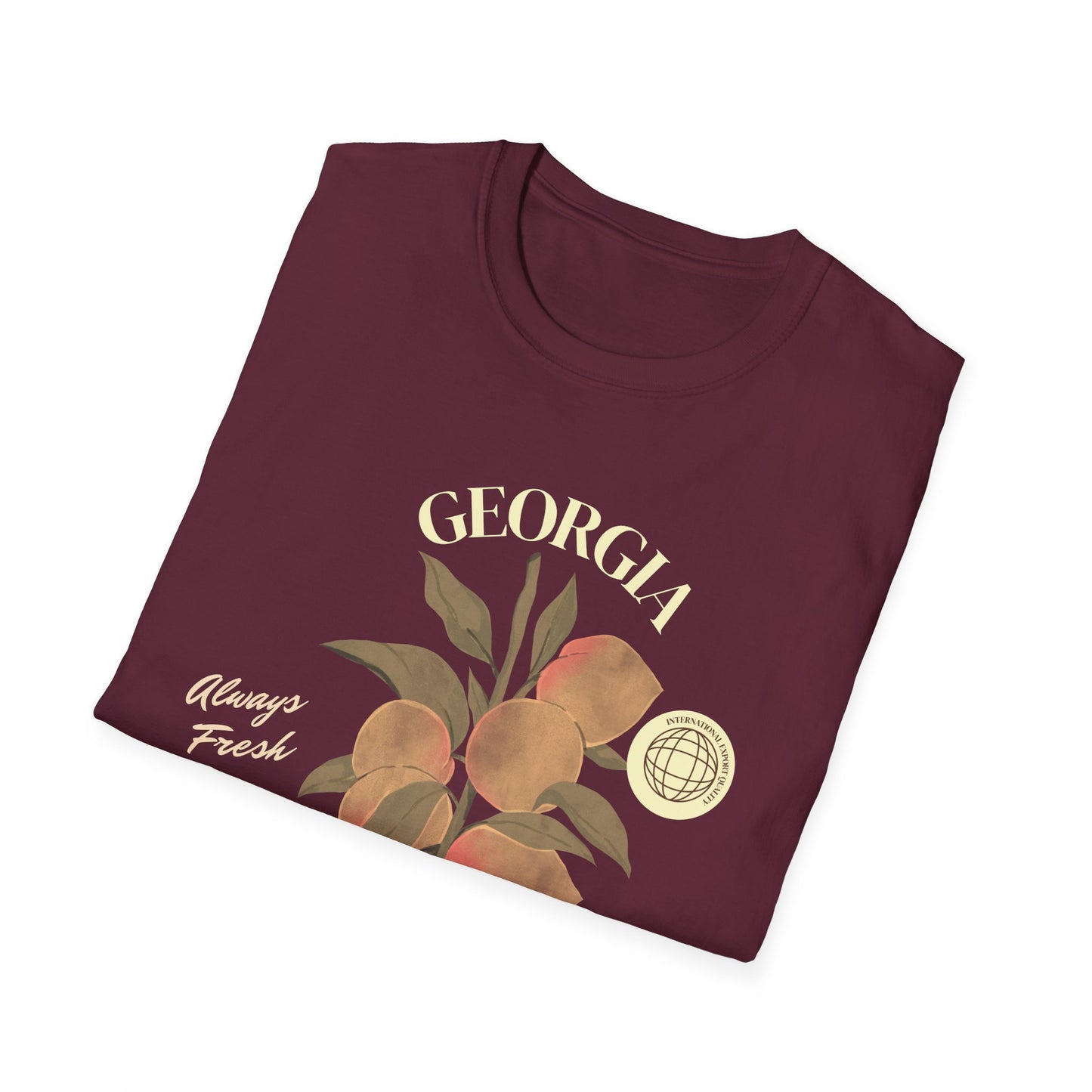 Food Tees, Funny Food T Shirts, Funny T Shirts, Shirt with Fruits, Shirt with Peach