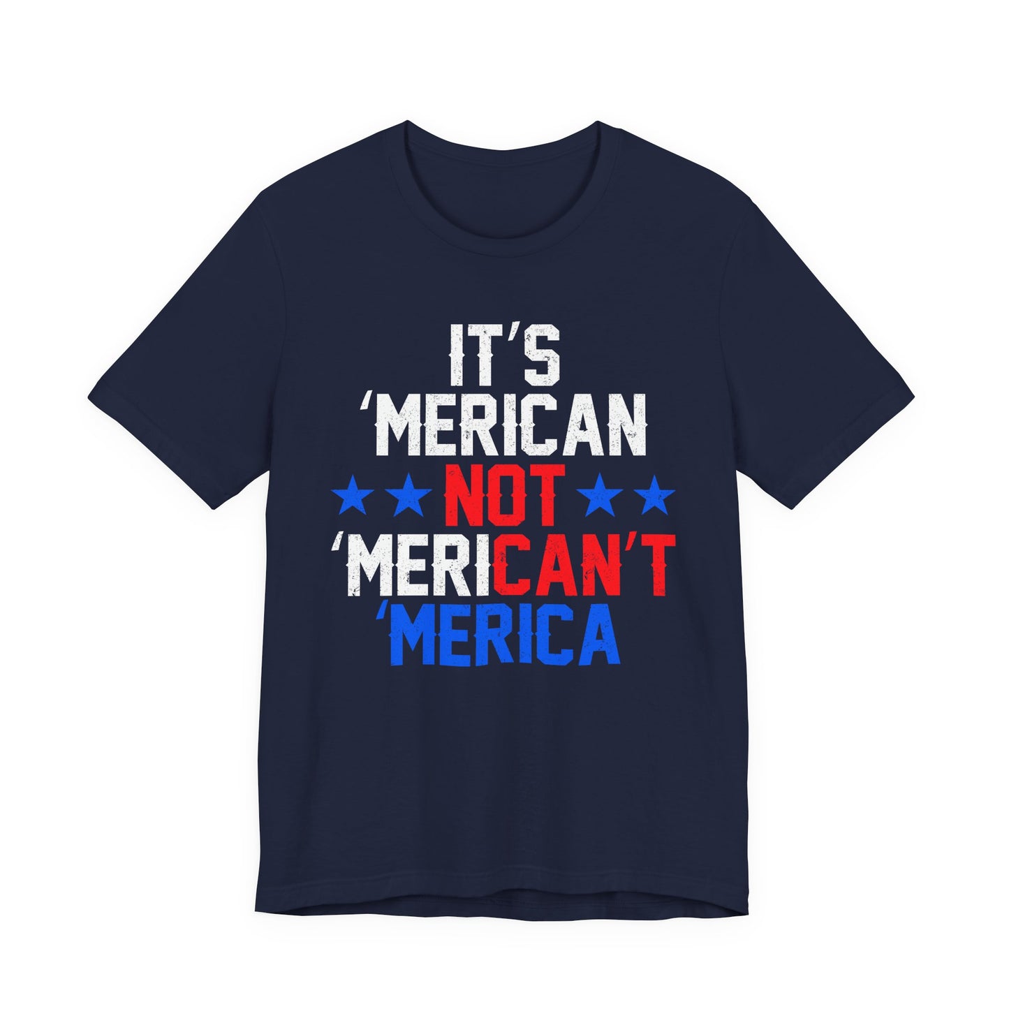 Patriotic USA Stars Graphic Unisex Cotton T-Shirt a5