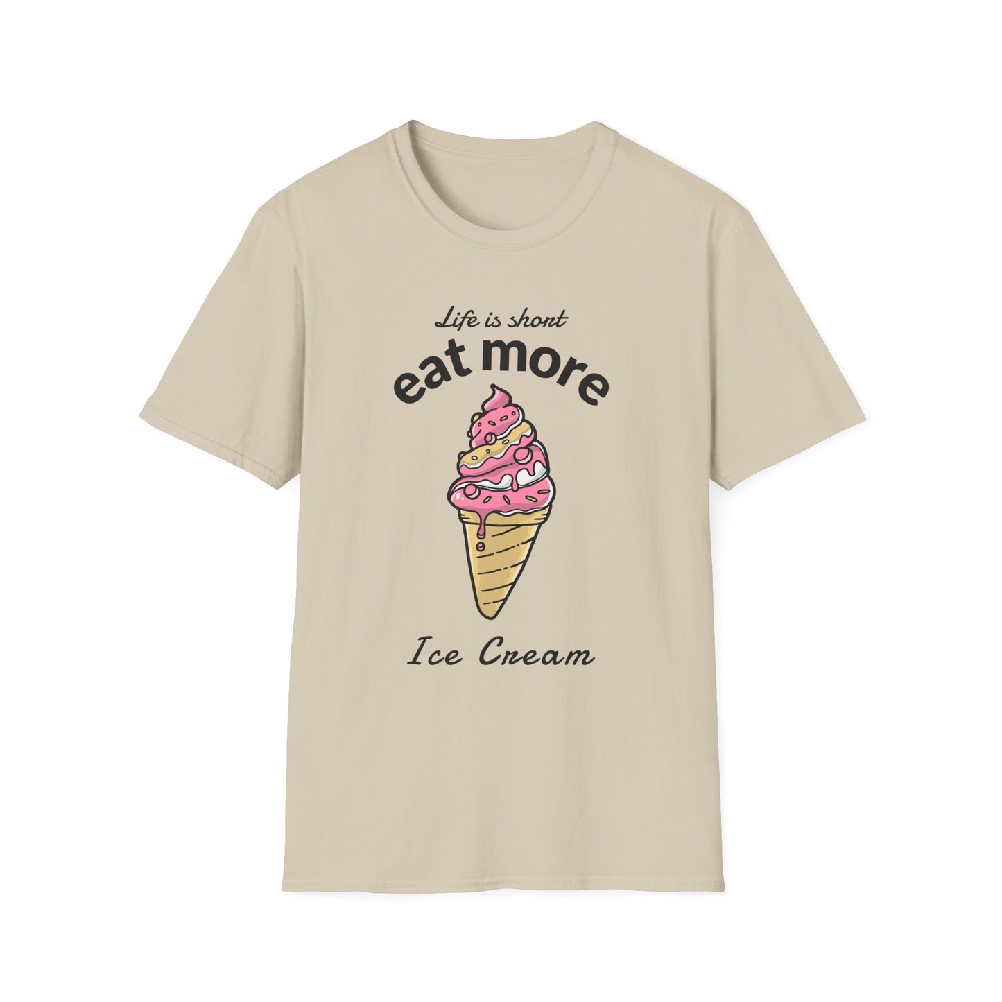 Food Tees, Funny Food T Shirts, Funny T Shirts, Shirt with Food, Junk Food Tees, Shirt with Ice Cream, Ice Cream T-Shirt