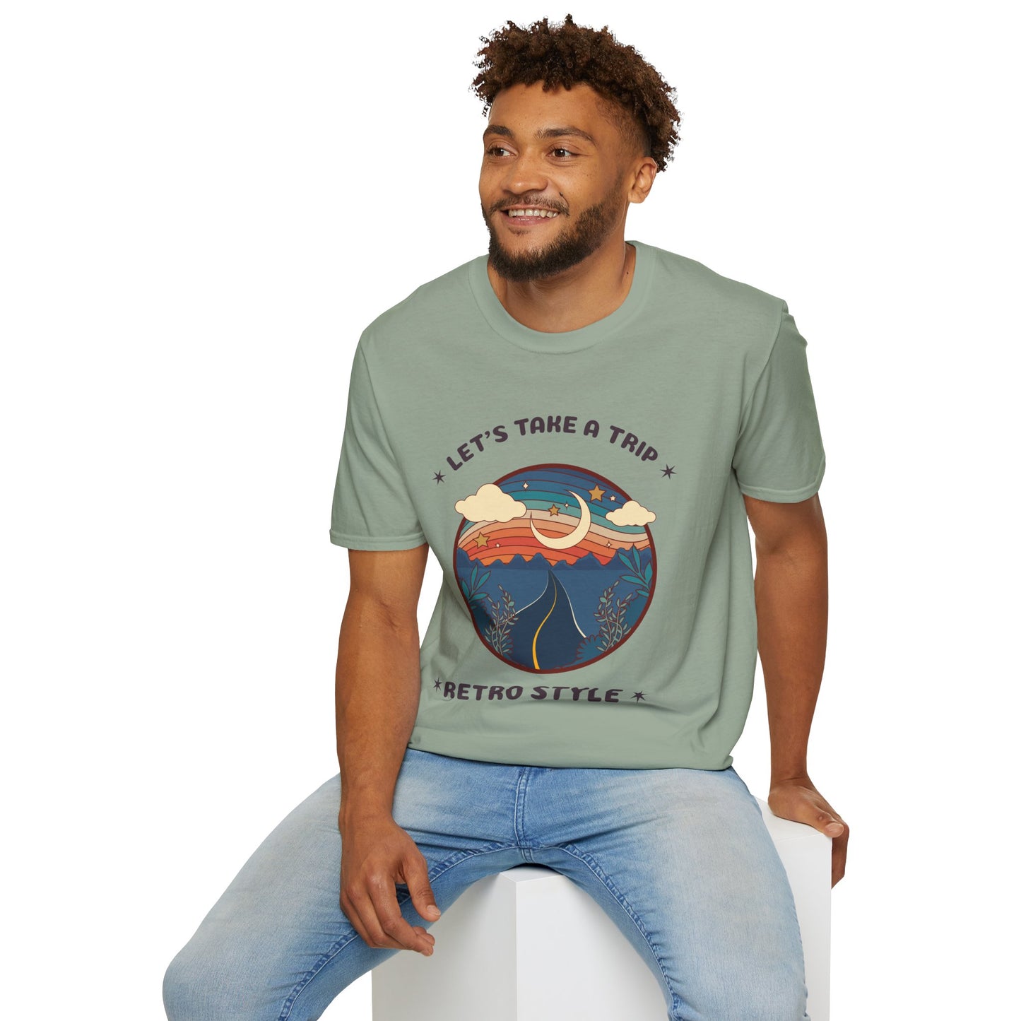 Retro T Shirt, Retro Design Shirt, Retro Art Tee Shirt, T-shirt with Retro Style