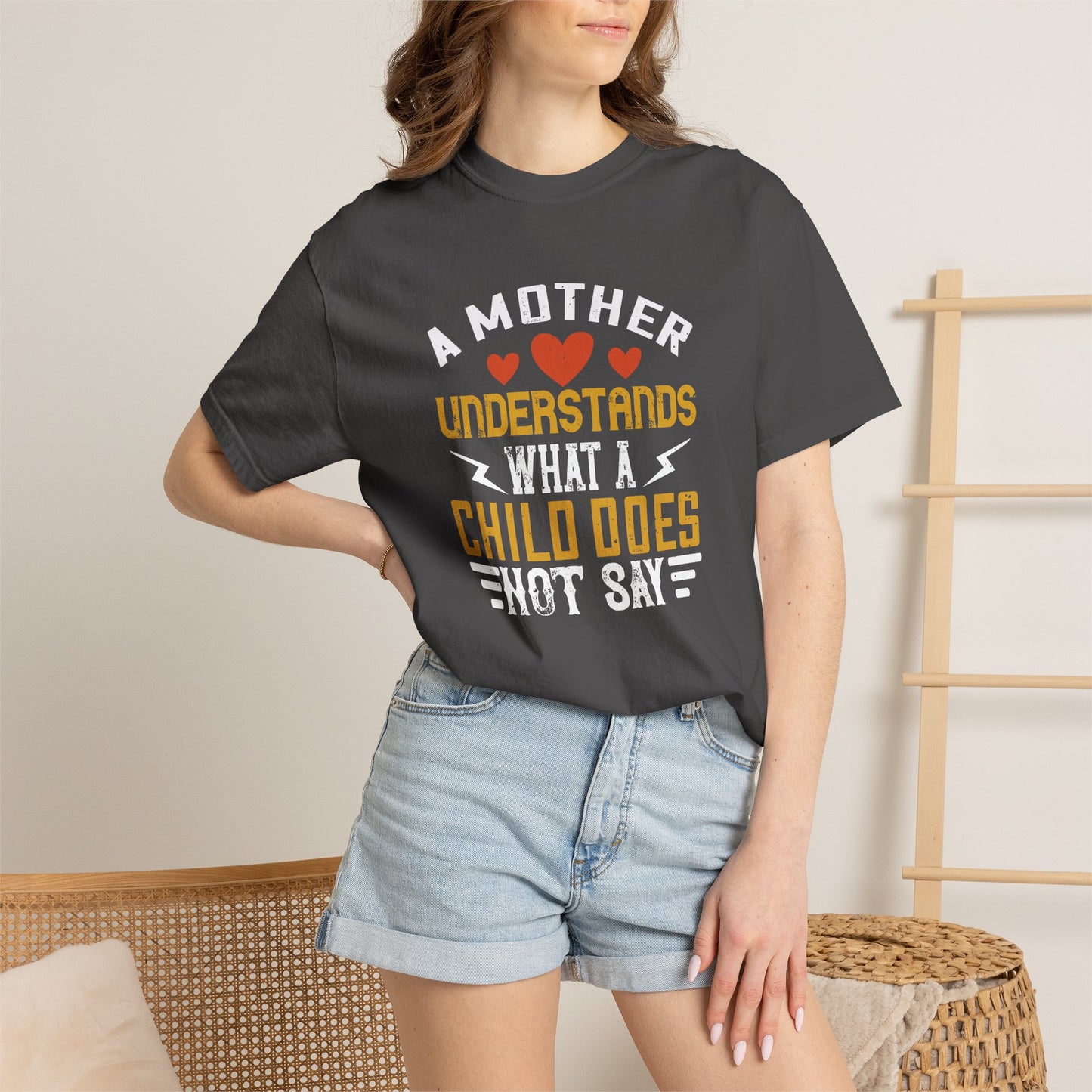 Mom T-shirt Mother Day Mama Tee Unisex Comfort Colors Garment-Dyed Cotton h56