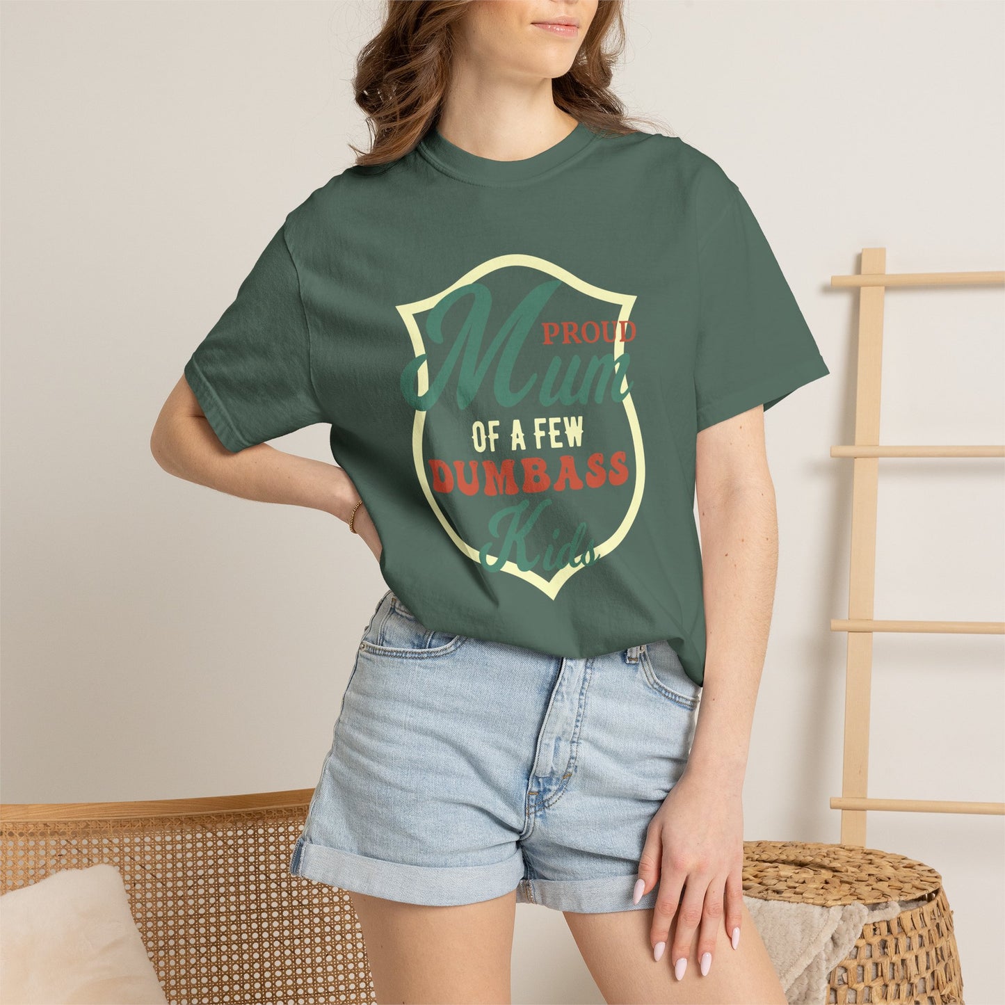 Mom T-shirt Mother's Day Mama Tee Unisex Comfort Colors Garment-Dyed Cotton h44