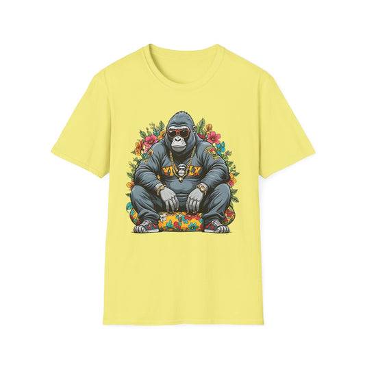 Animals Tees, Funny Animals Shirt, T Shirts with Funny Animals, T-Shirt with Gorilla, Monkey Tees