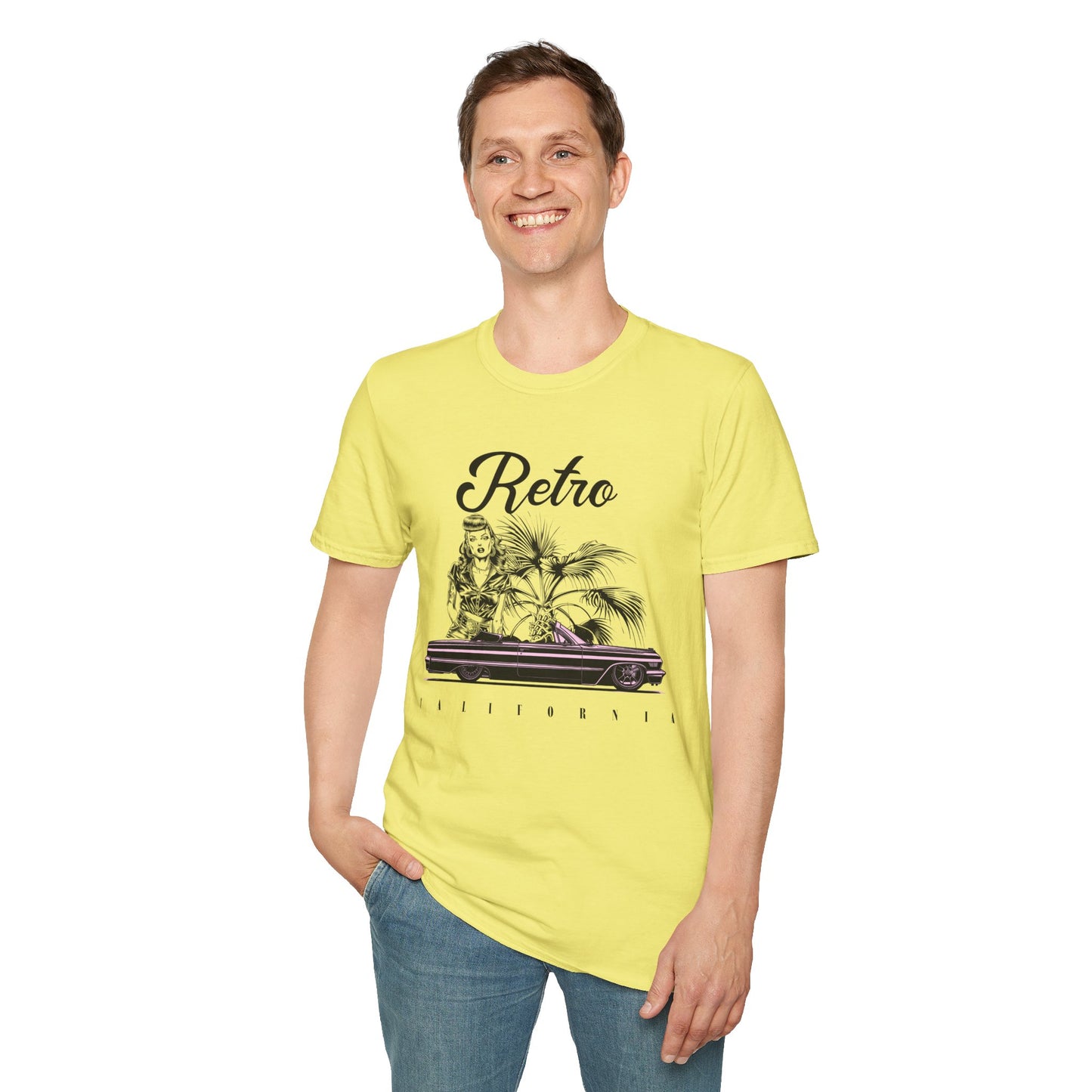 Retro T Shirt, Retro Design Shirt, Retro Art Tee Shirt, T-shirt with Retro Style